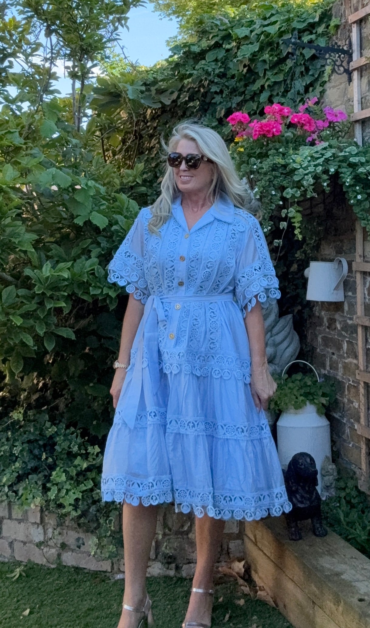 DAPHNE Lace Dress - One size upto 22-24