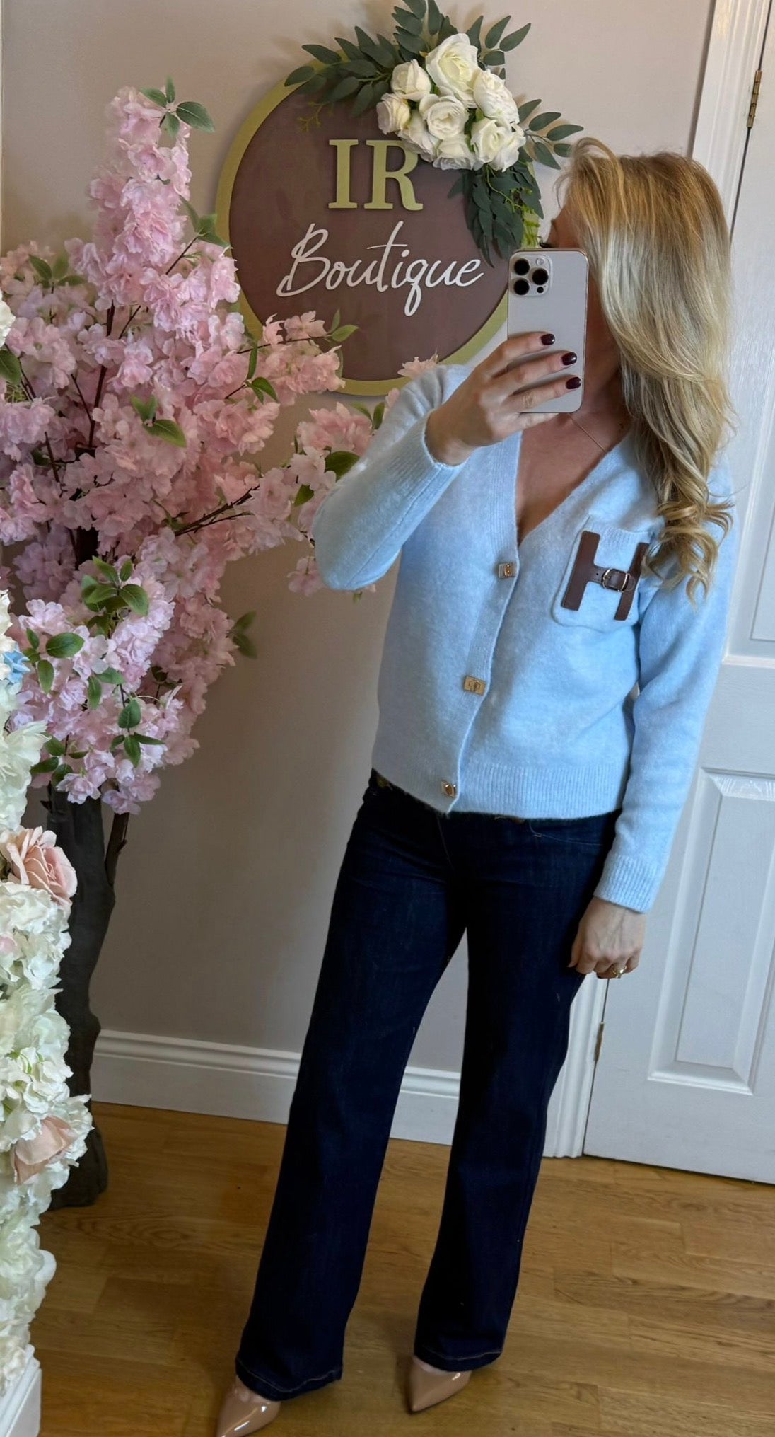 H Buckle Cardigan