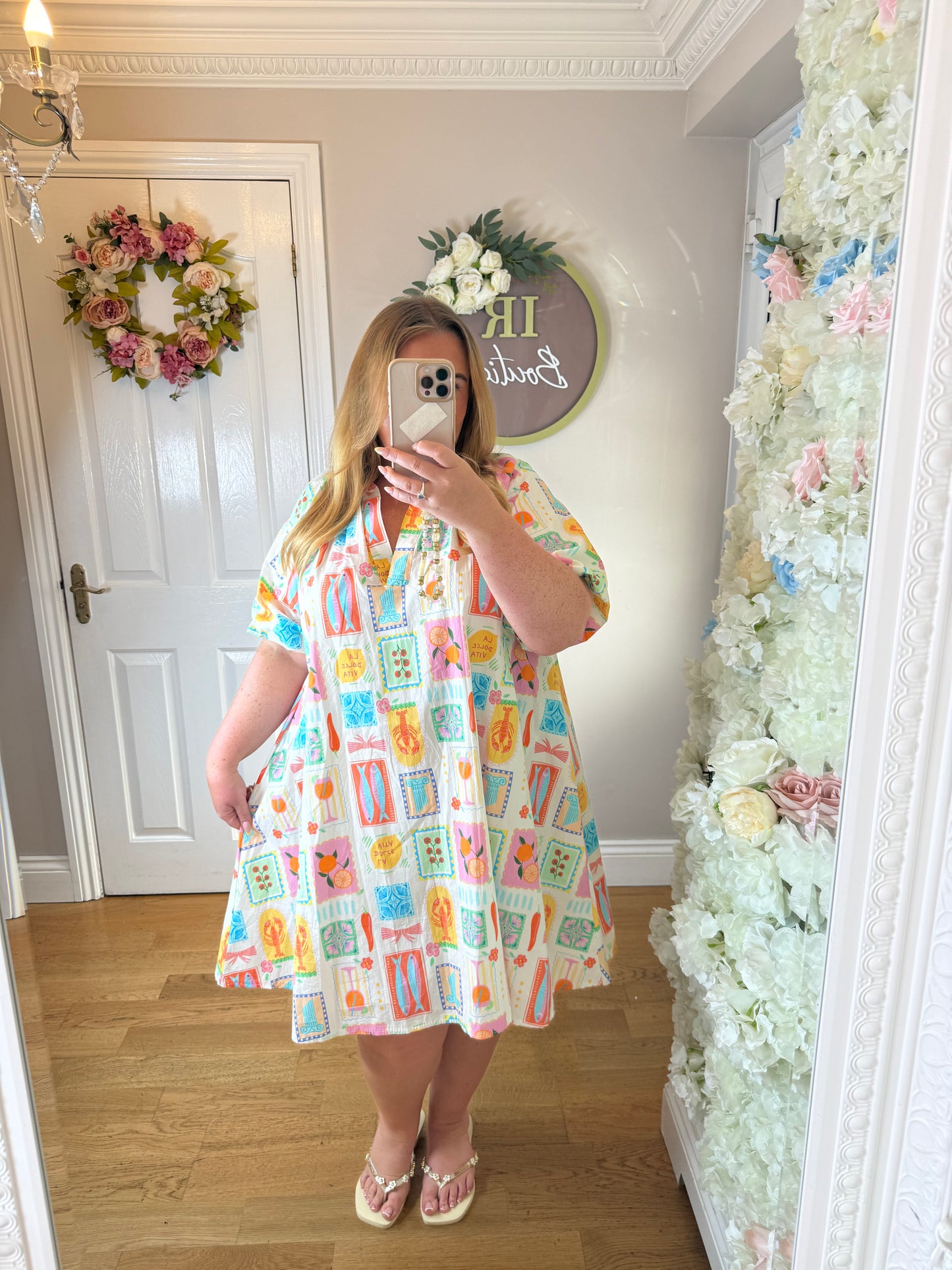 La Dolce Vita Puff Sleeve Dress