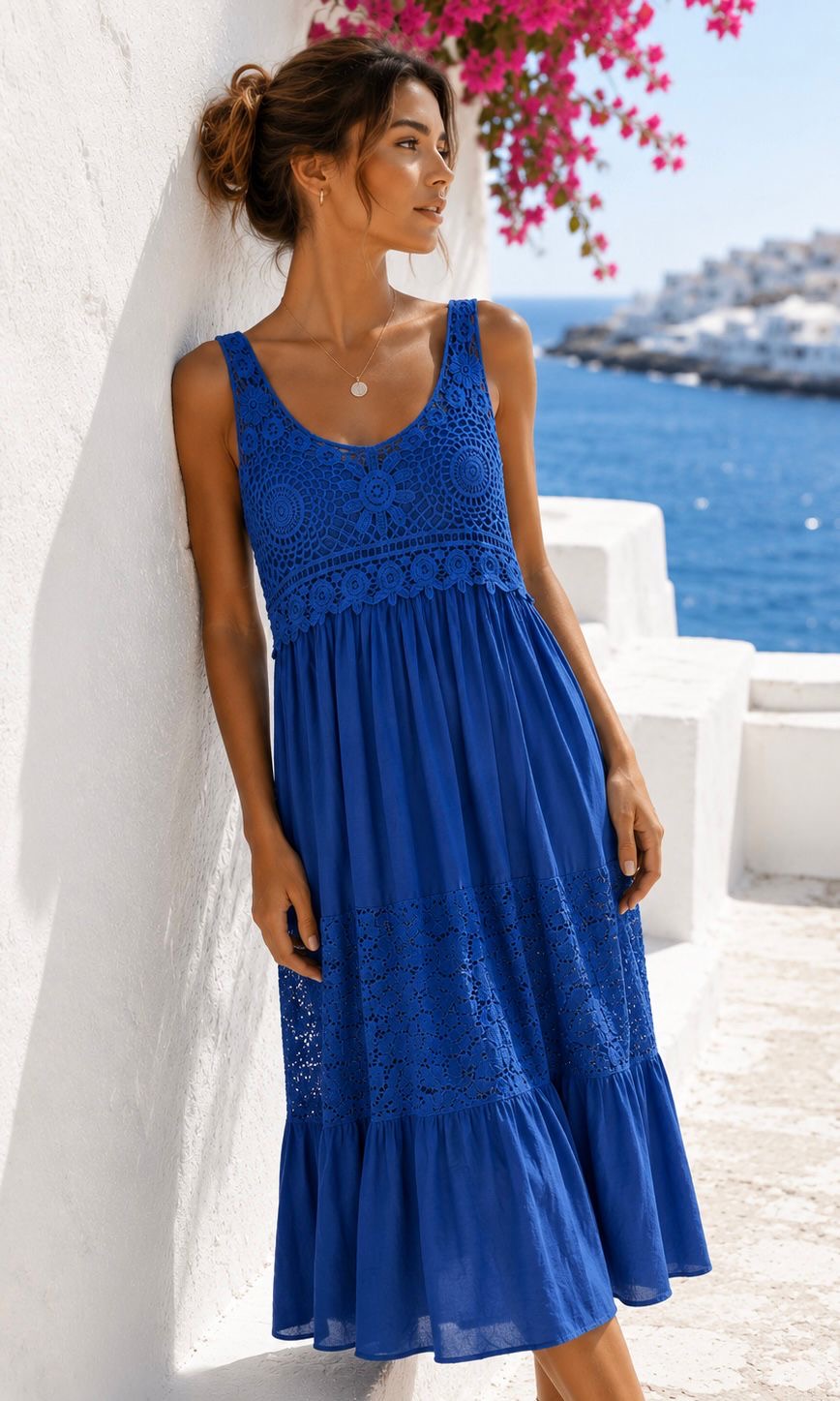 Crochet Lace Sun Dress
