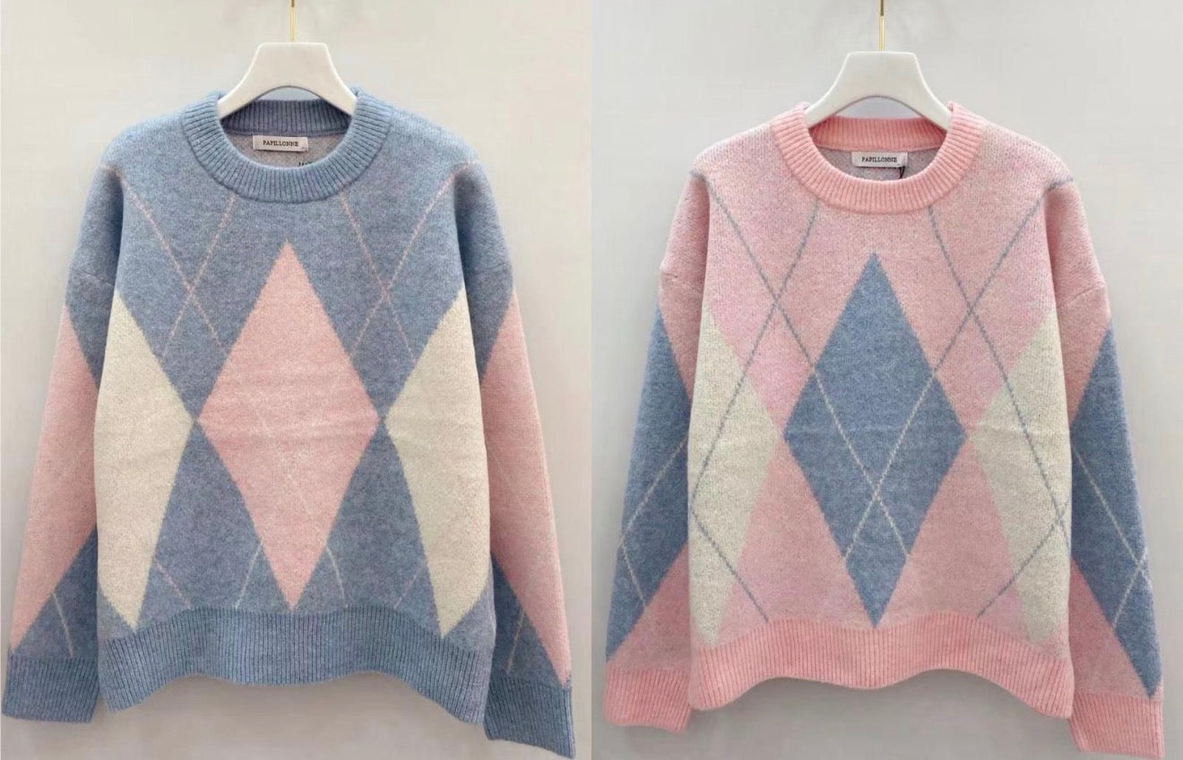 Argyle Diamond Jumper