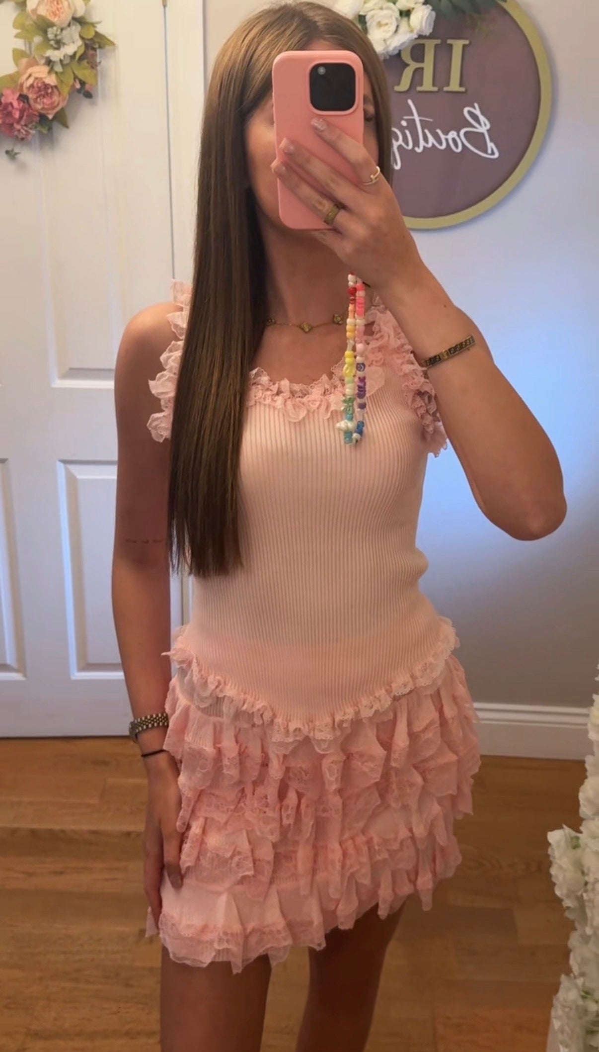 Winnie frill skirt set