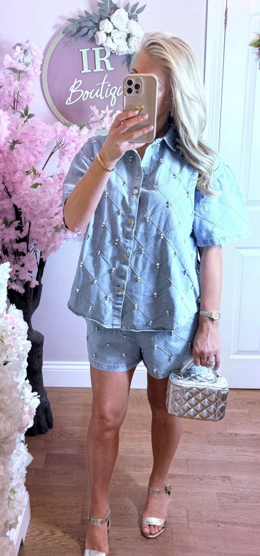 Sapphire denim co ord