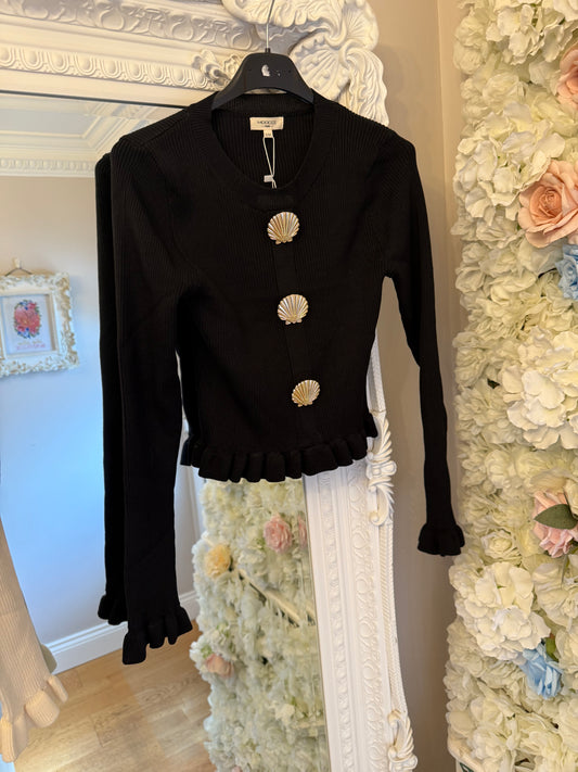 ANDRINA Shell Button Jumper - Petite - One size 2-4-6-8-10