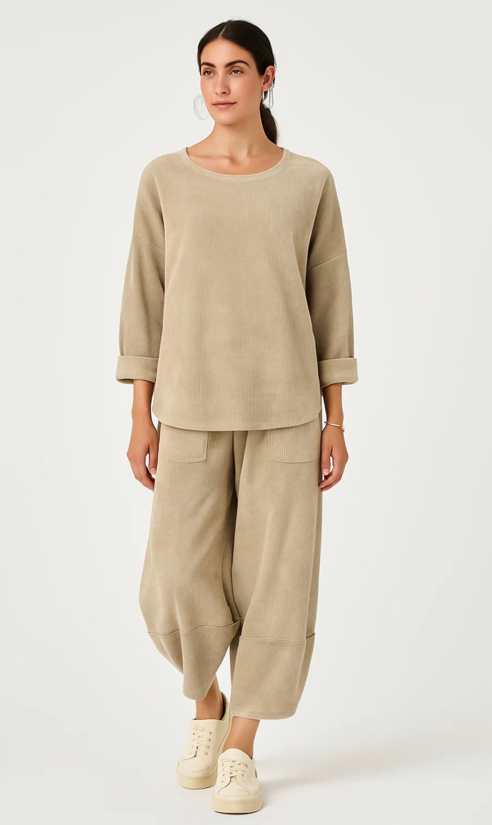 LISA Ribbed Cord Lounge Set