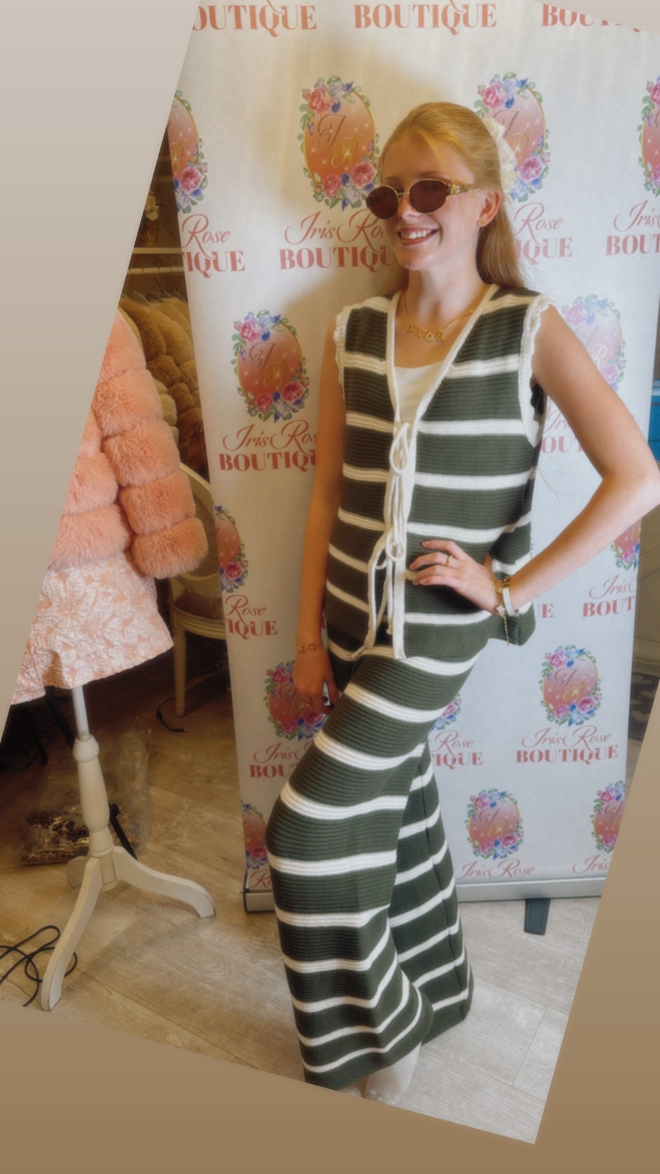 PARIS Striped Lounge Set - 2 Colours