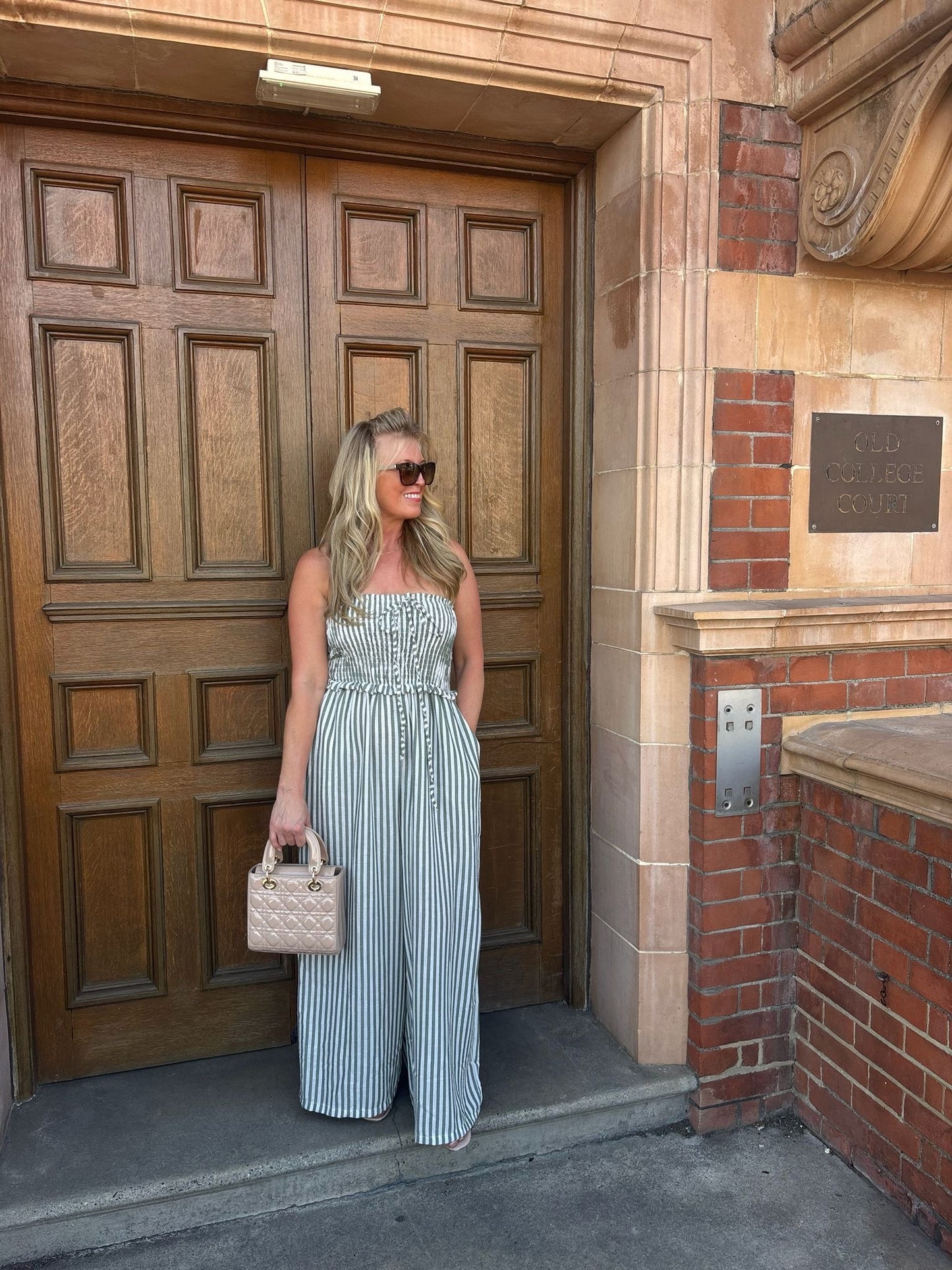 PIPPA Striped Jumpsuit - One size 8-16