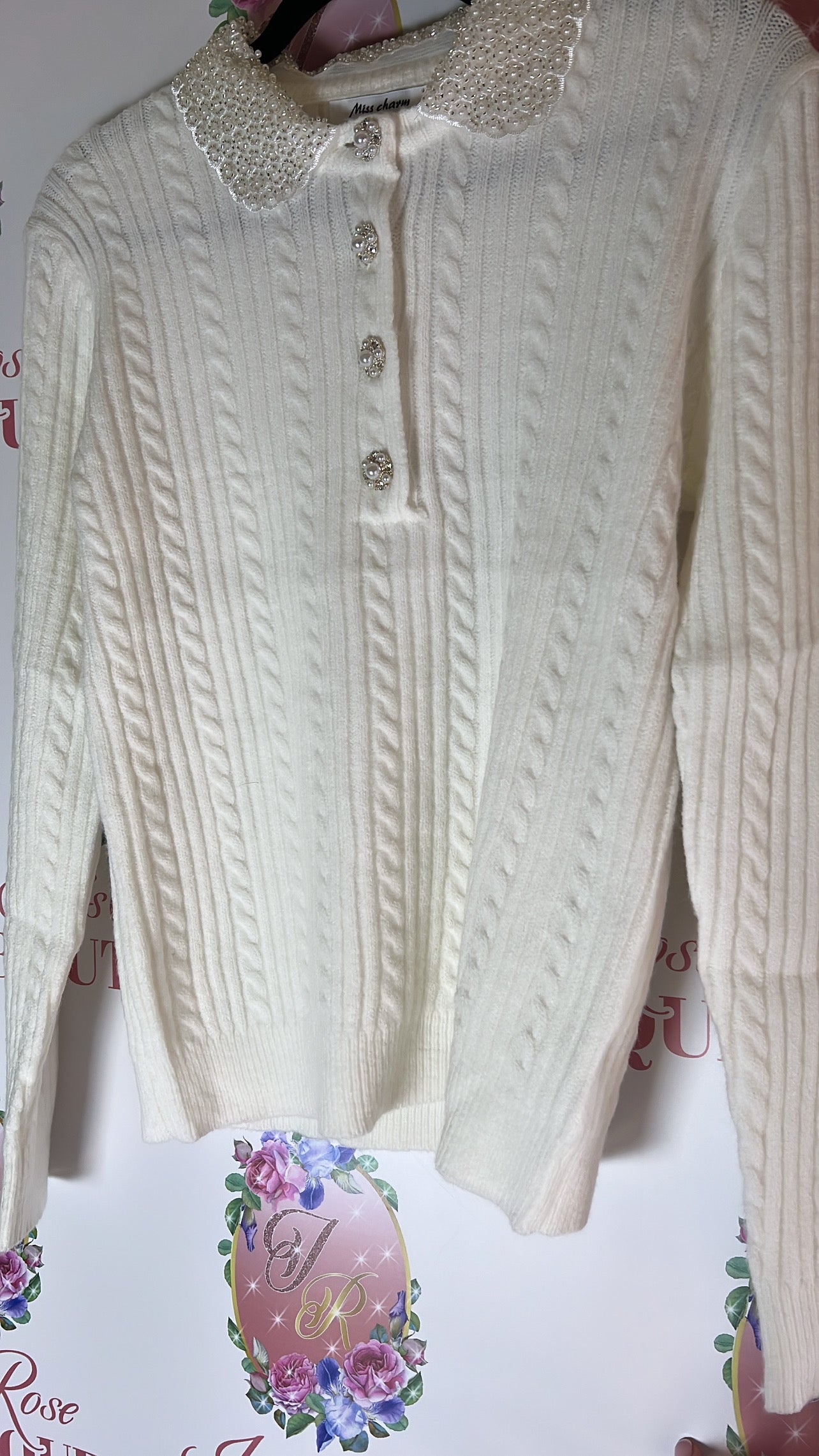 VERITY - Fine Knit Cable Jumper