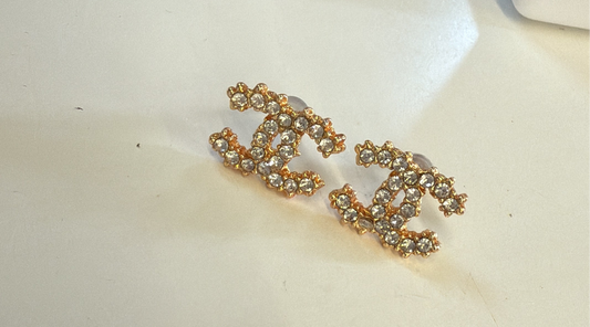 Diamonte Gold Earrings