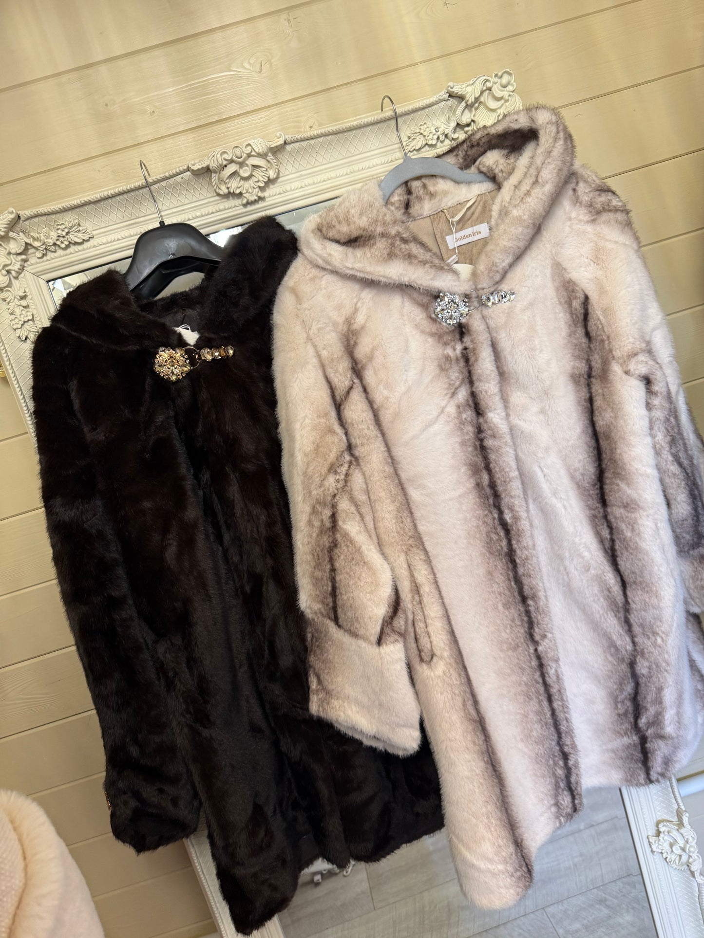 LEYLA - Faux Fur Hooded Jacket - 3 Colours