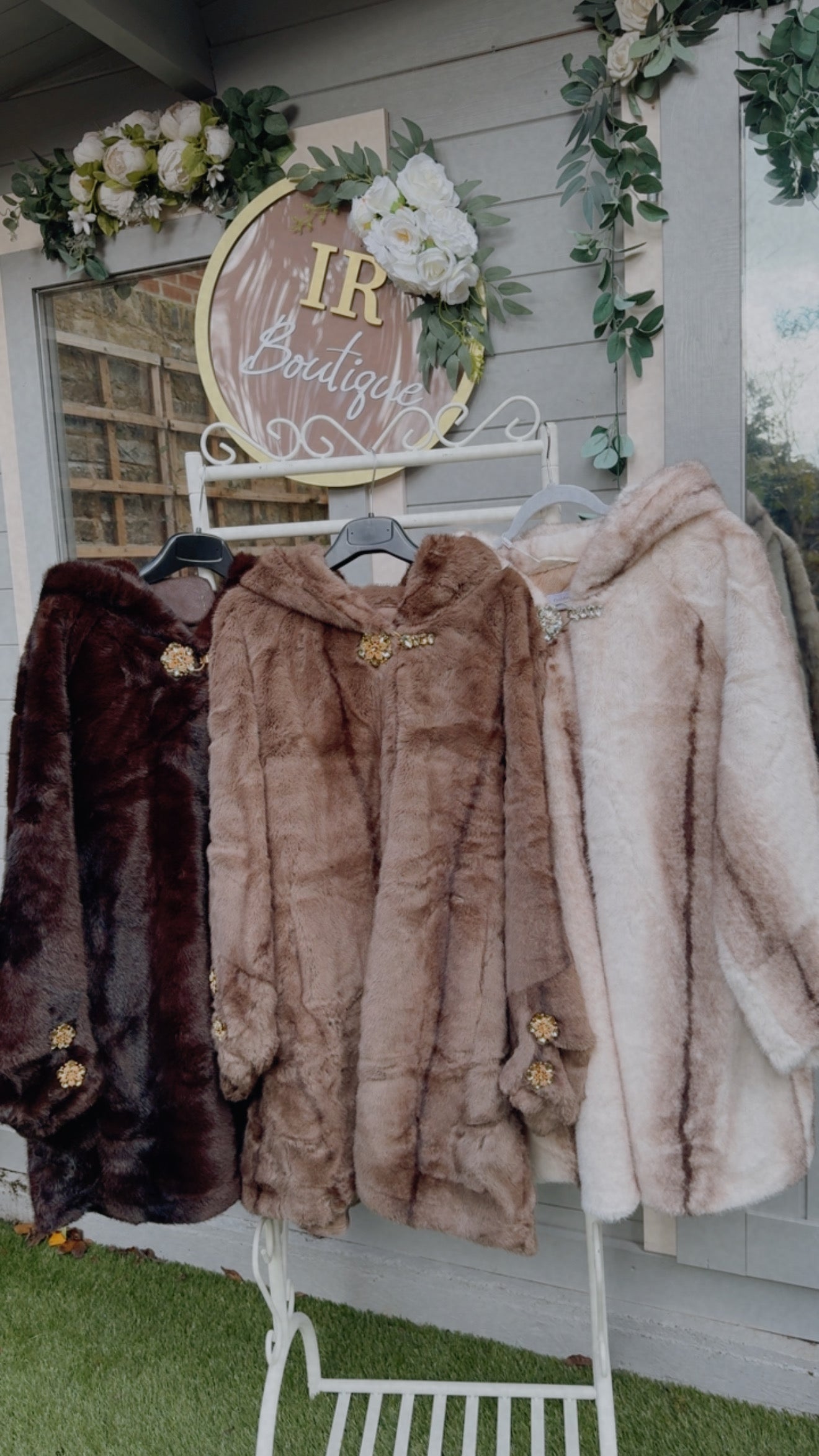 LEYLA - Faux Fur Hooded Jacket - 3 Colours