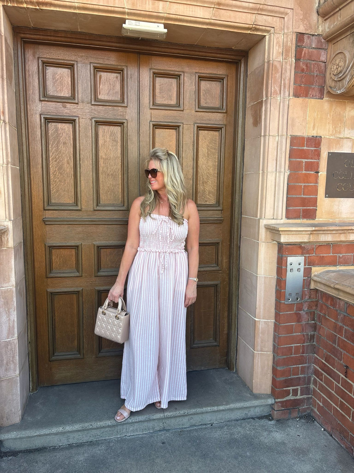 PIPPA Striped Jumpsuit - One size 8-16