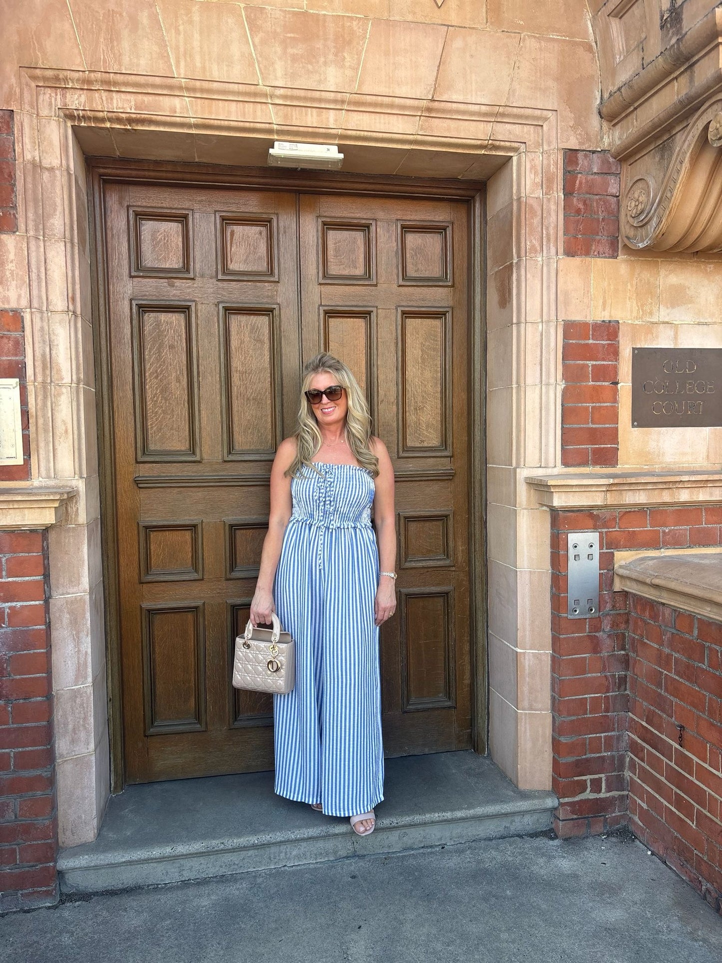 PIPPA Striped Jumpsuit - One size 8-16