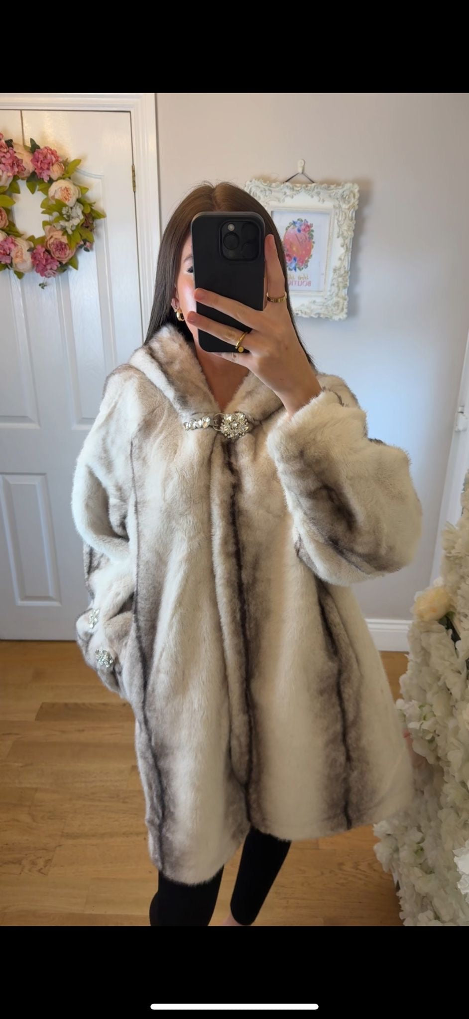 LEYLA - Faux Fur Hooded Jacket - 3 Colours