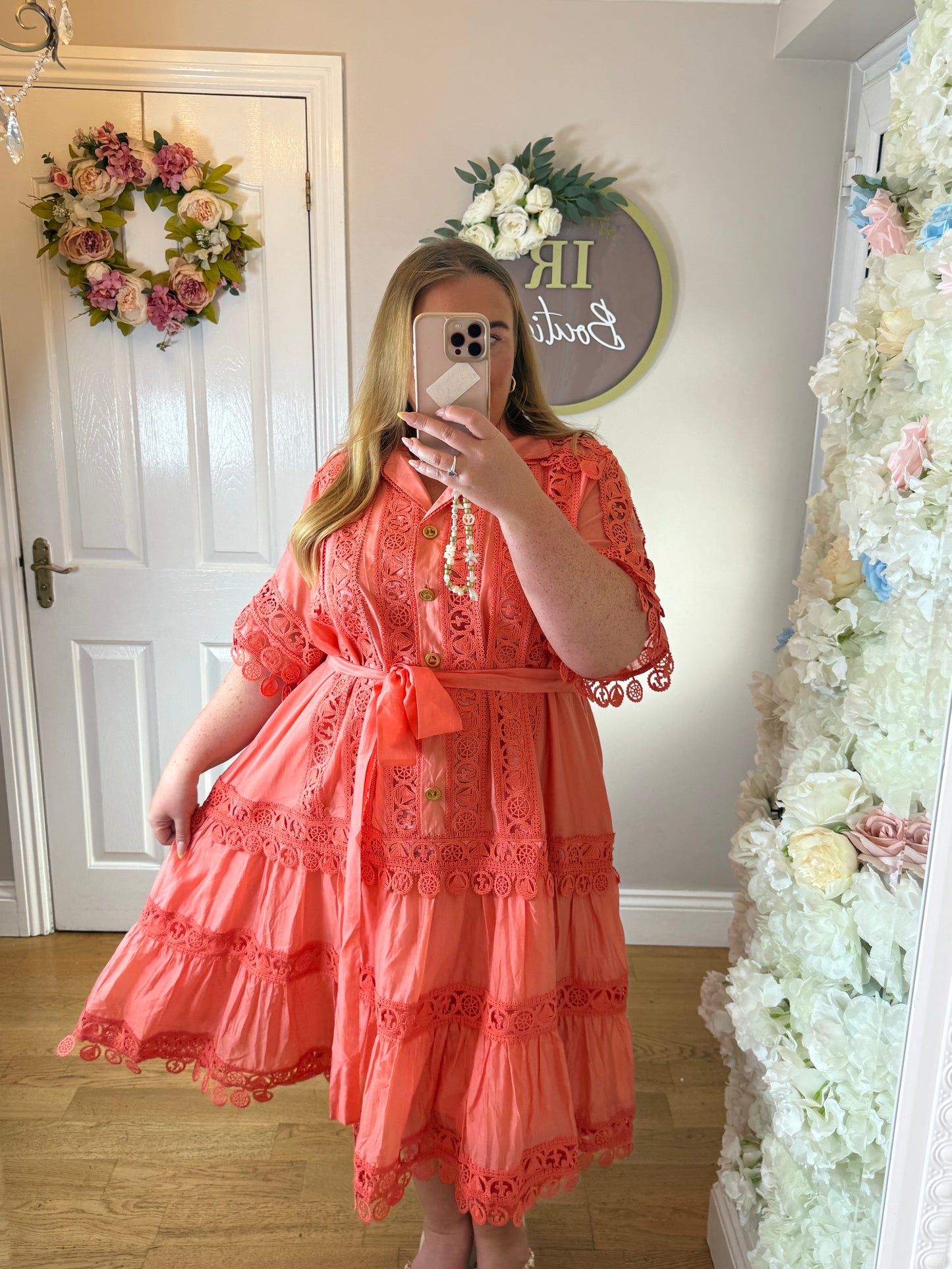 DAPHNE Lace Dress - One size upto 22-24