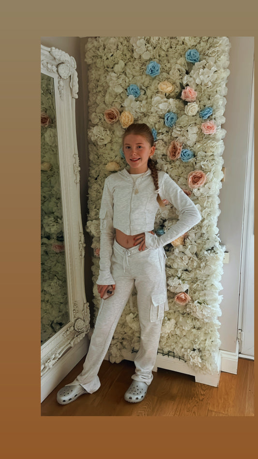 KEIRA  - Cropped lounge set