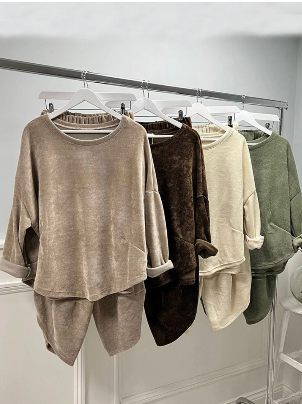 LISA Ribbed Cord Lounge Set