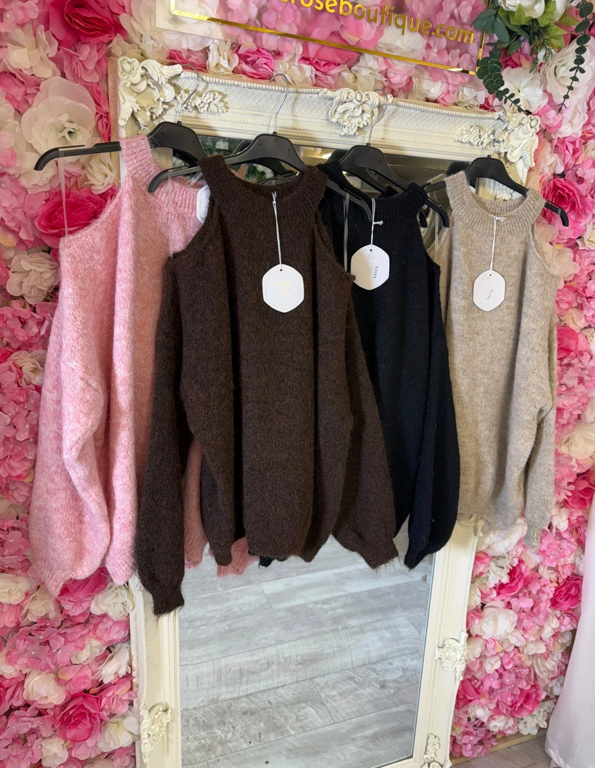 Dahlia double cold shoulder jumper
