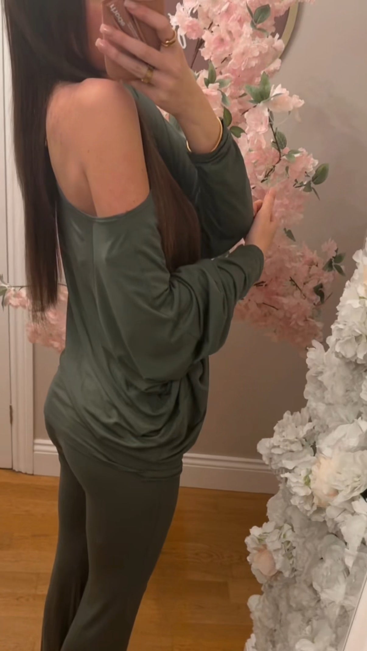 Off the shoulder lounge set co-ord - One size 6-12/14