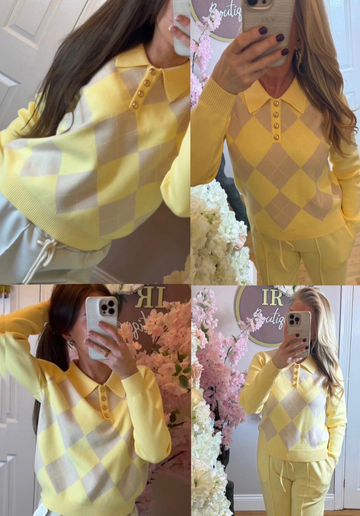 Avery- checkered top