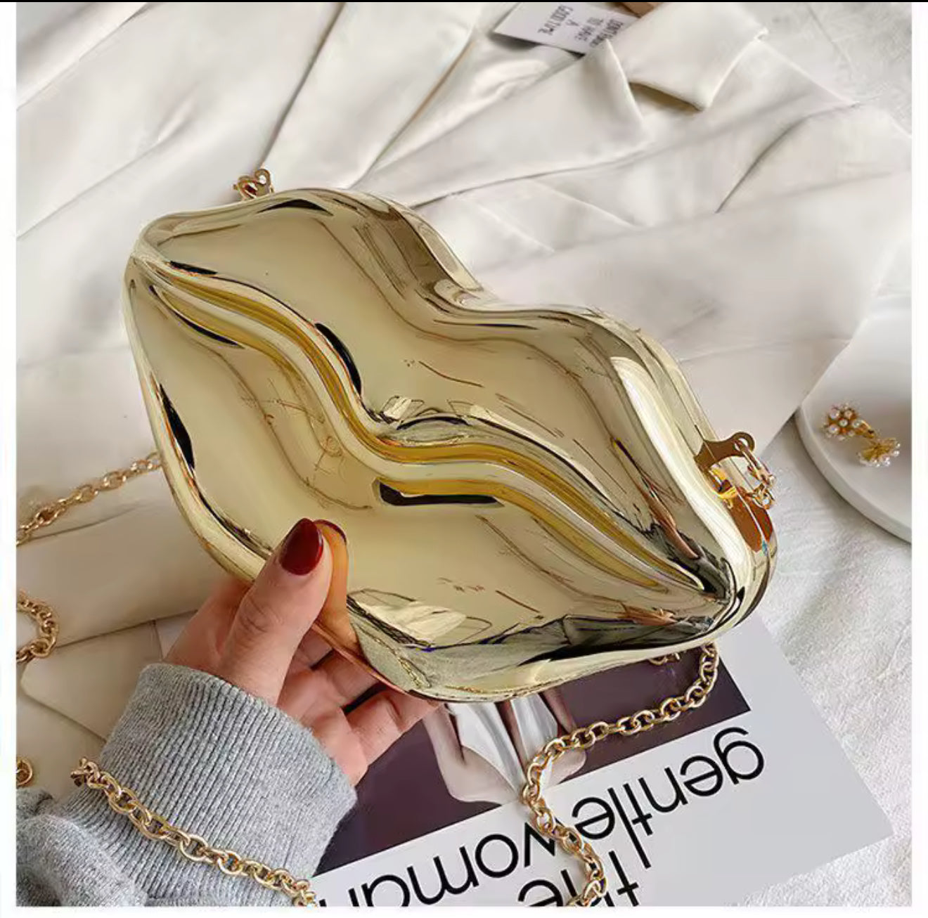 Lips Clutch Bag / Handbag