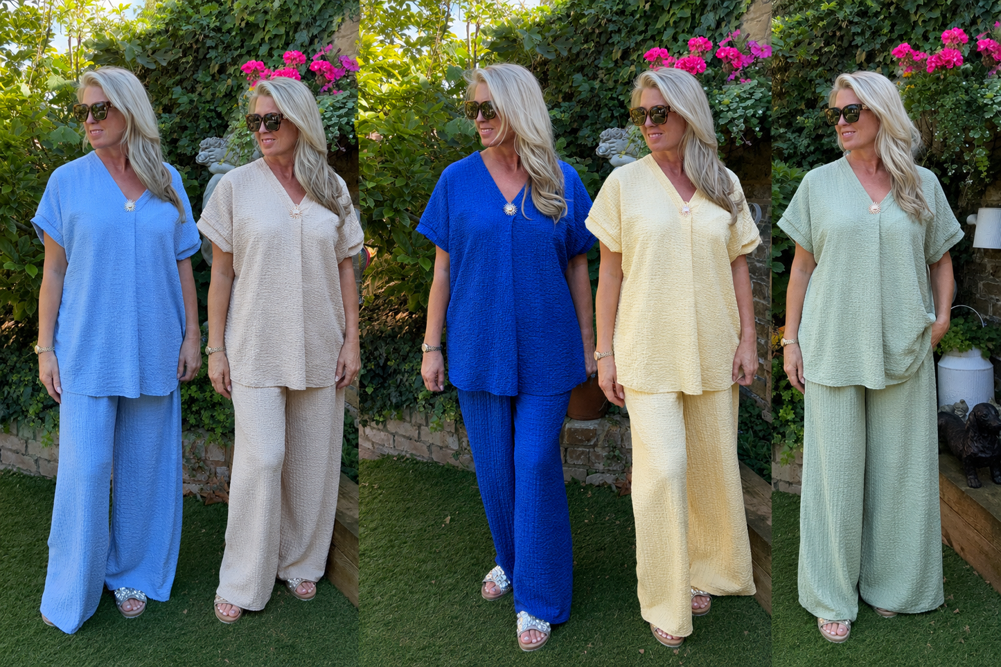 CLEMENTINE - V neckline loungeset