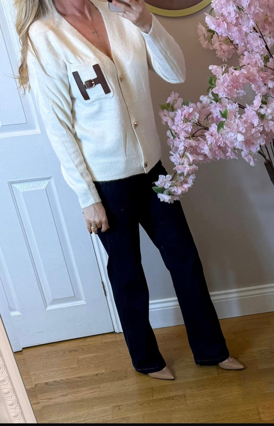 H Buckle Cardigan