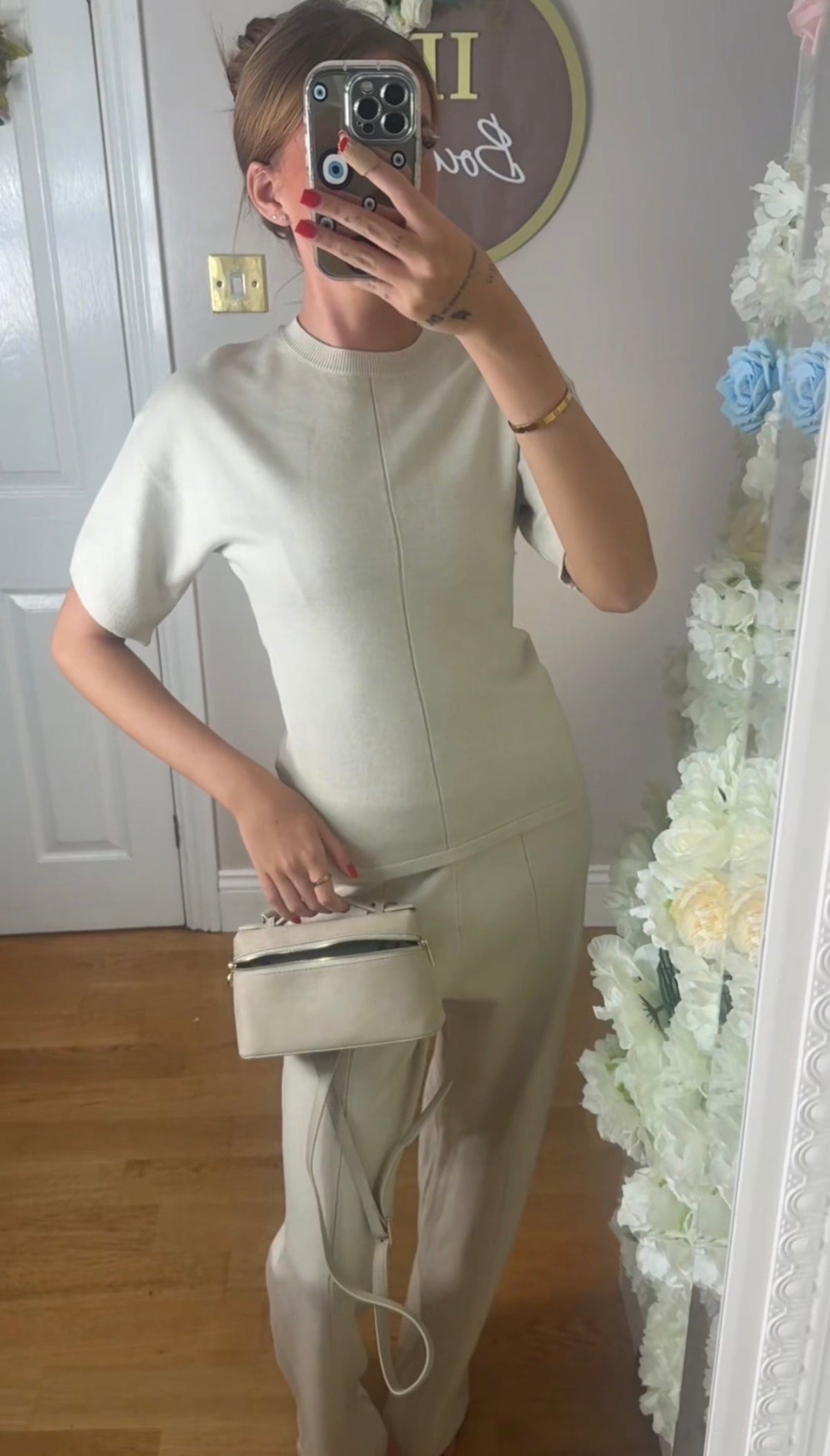 Sandy soft knit co ord