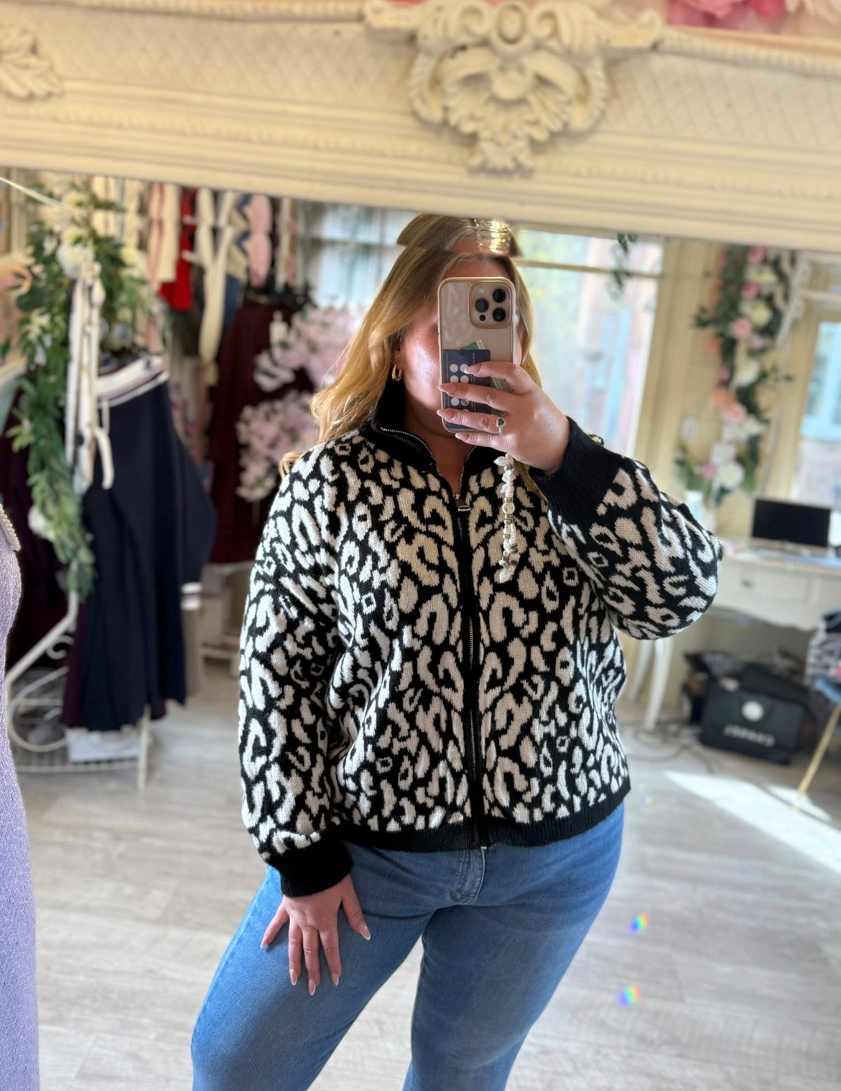 Lindsay leapord fleece