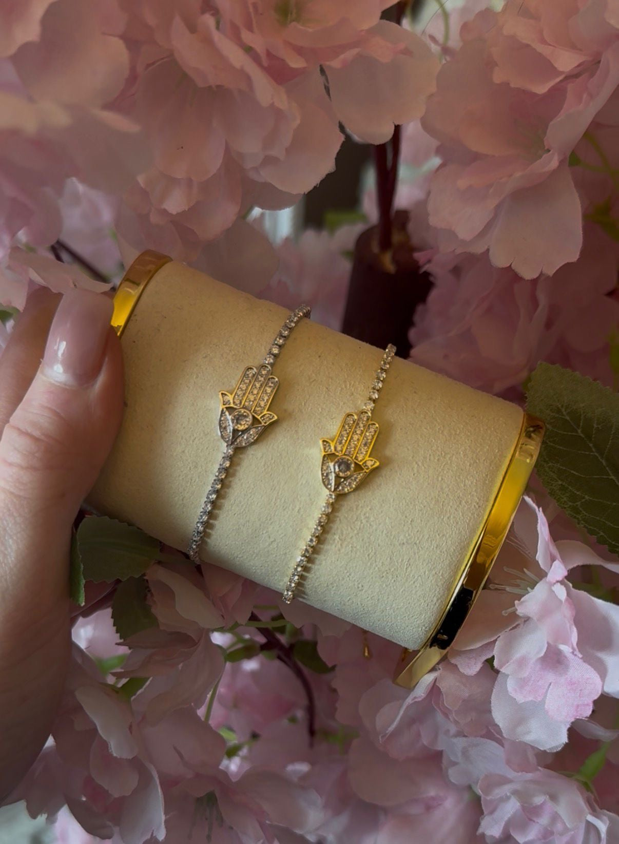 Hamza Hand Adjustable Bracelet - Protection Symbol Jewelry