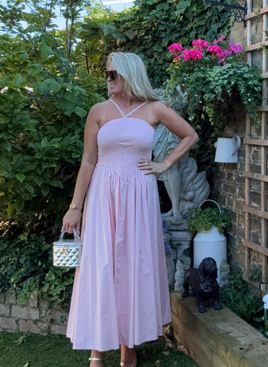TAYLOR Smocked Maxi Dress