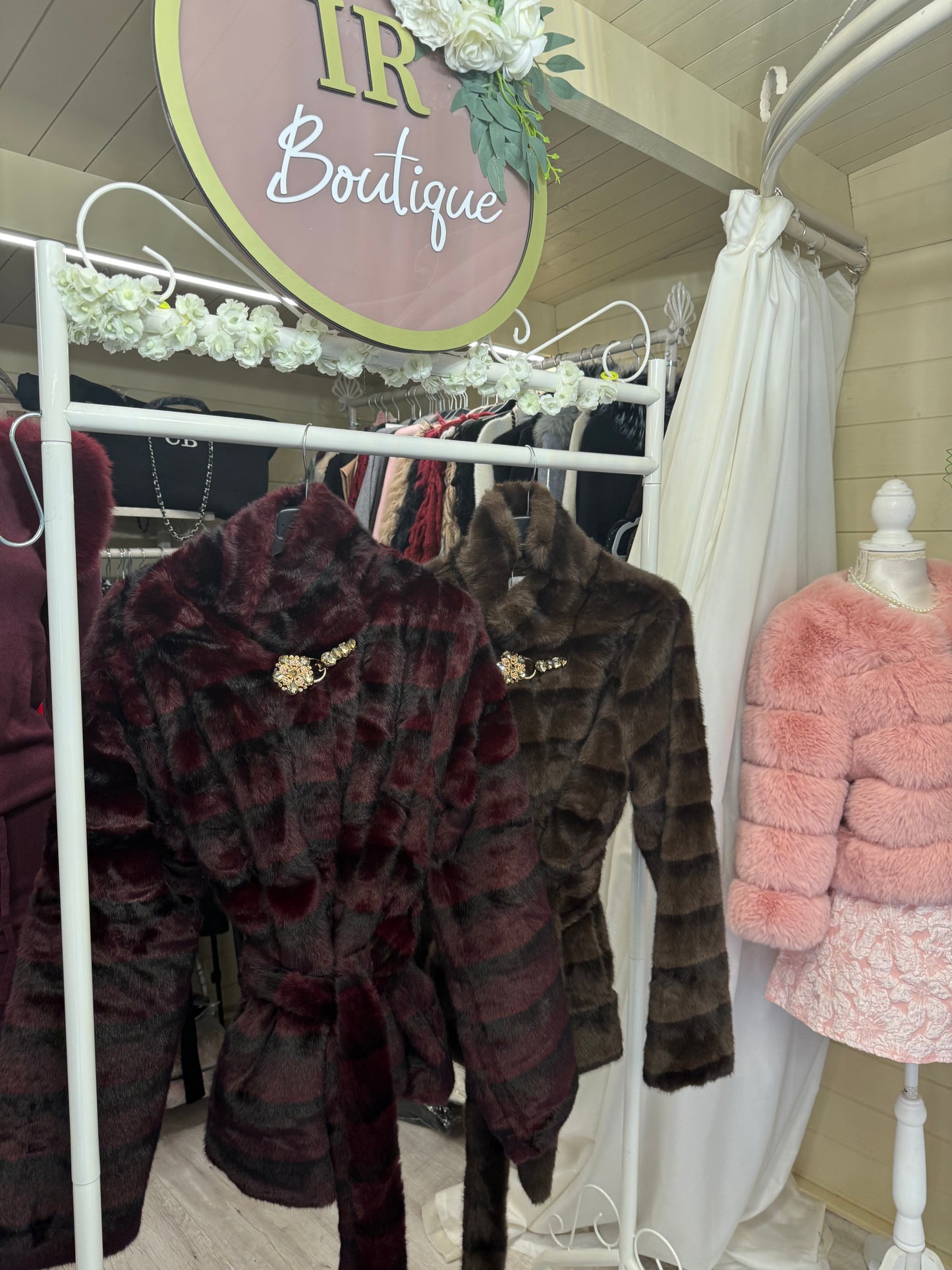 AMY - Faux Fur Jacket - 4 Colours