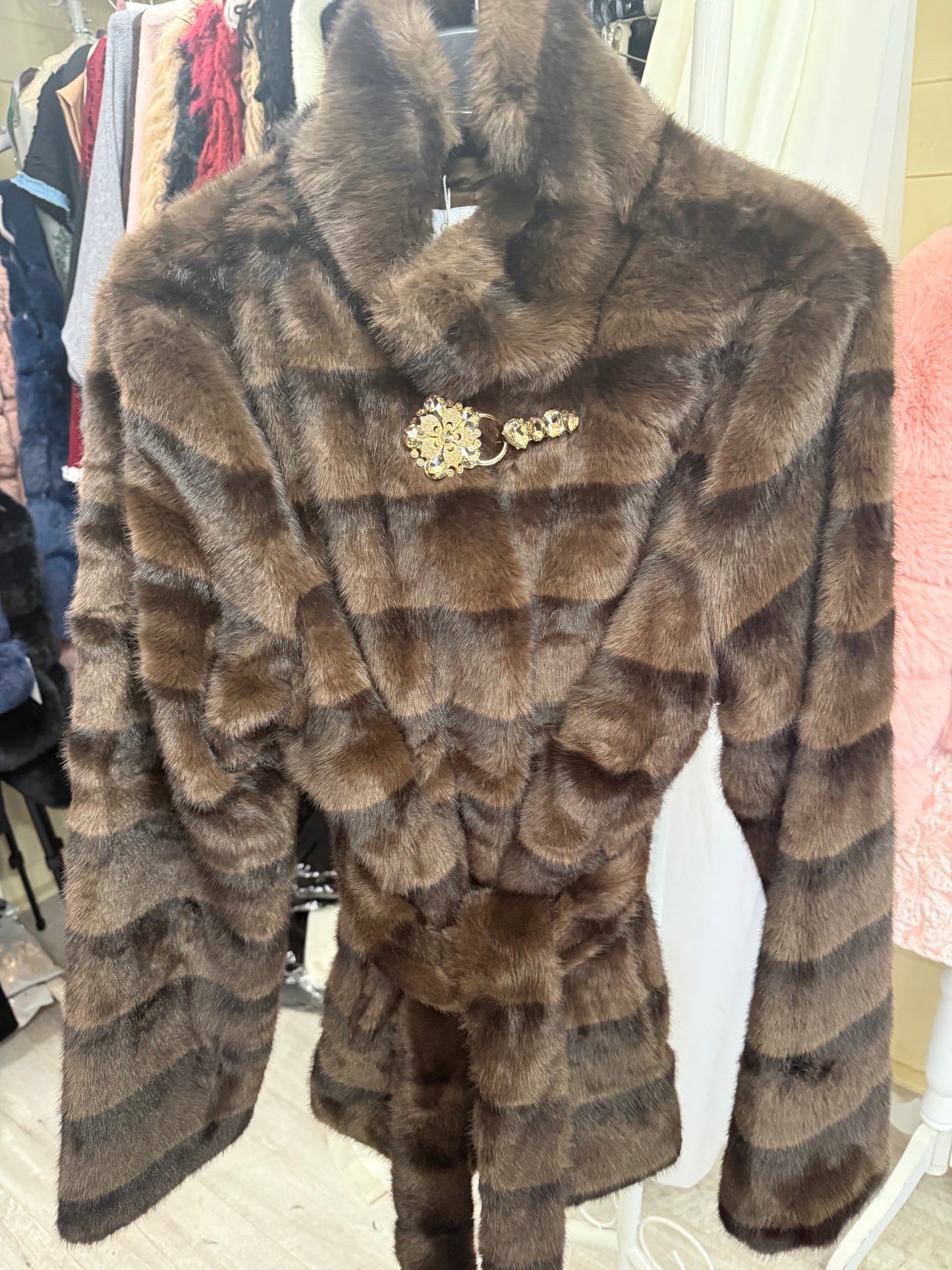 AMY - Faux Fur Jacket - 4 Colours