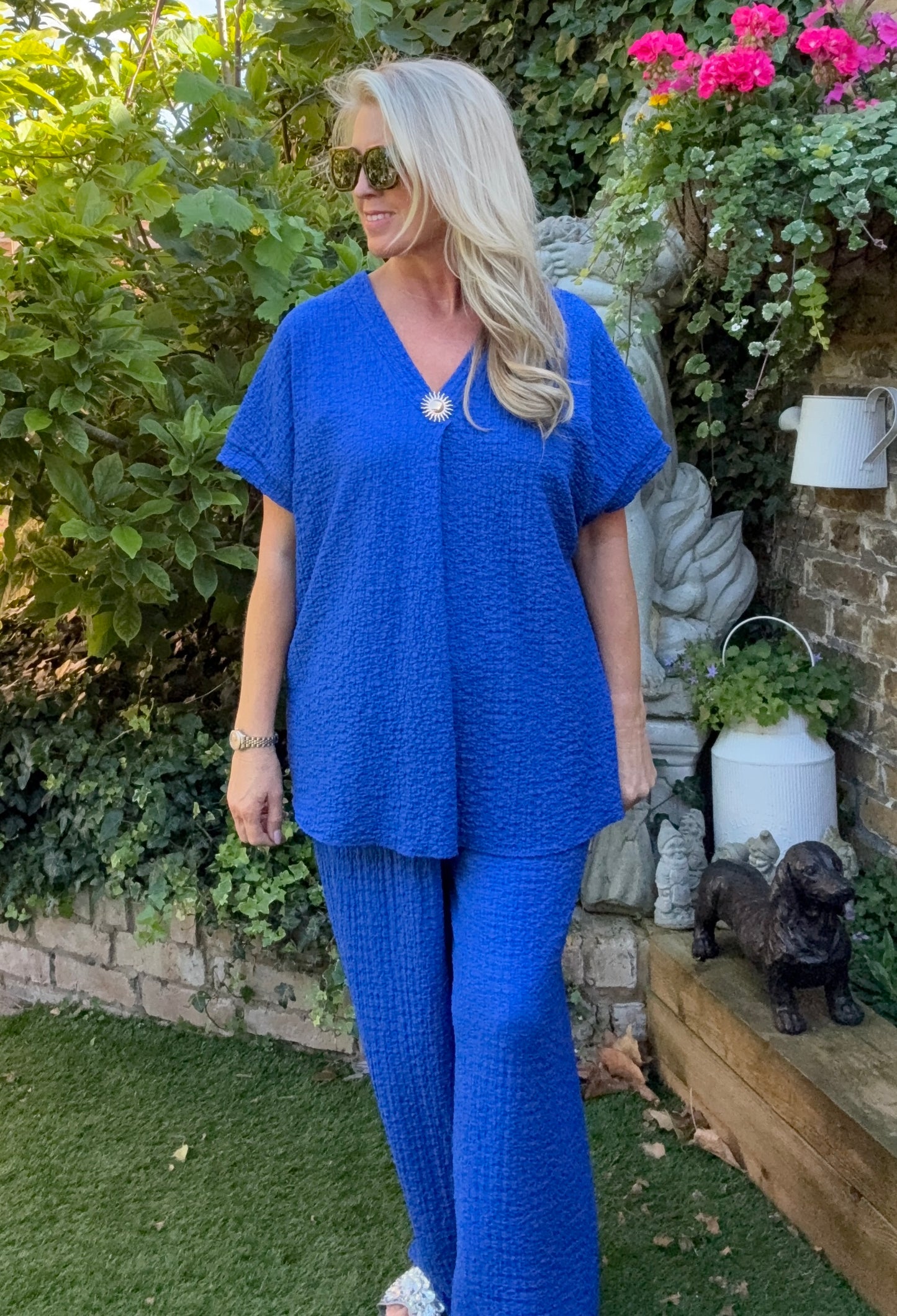 CLEMENTINE - V neckline loungeset
