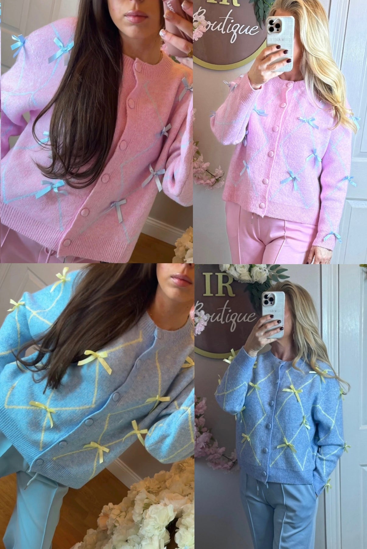 Bow Cardigan - 4 colours