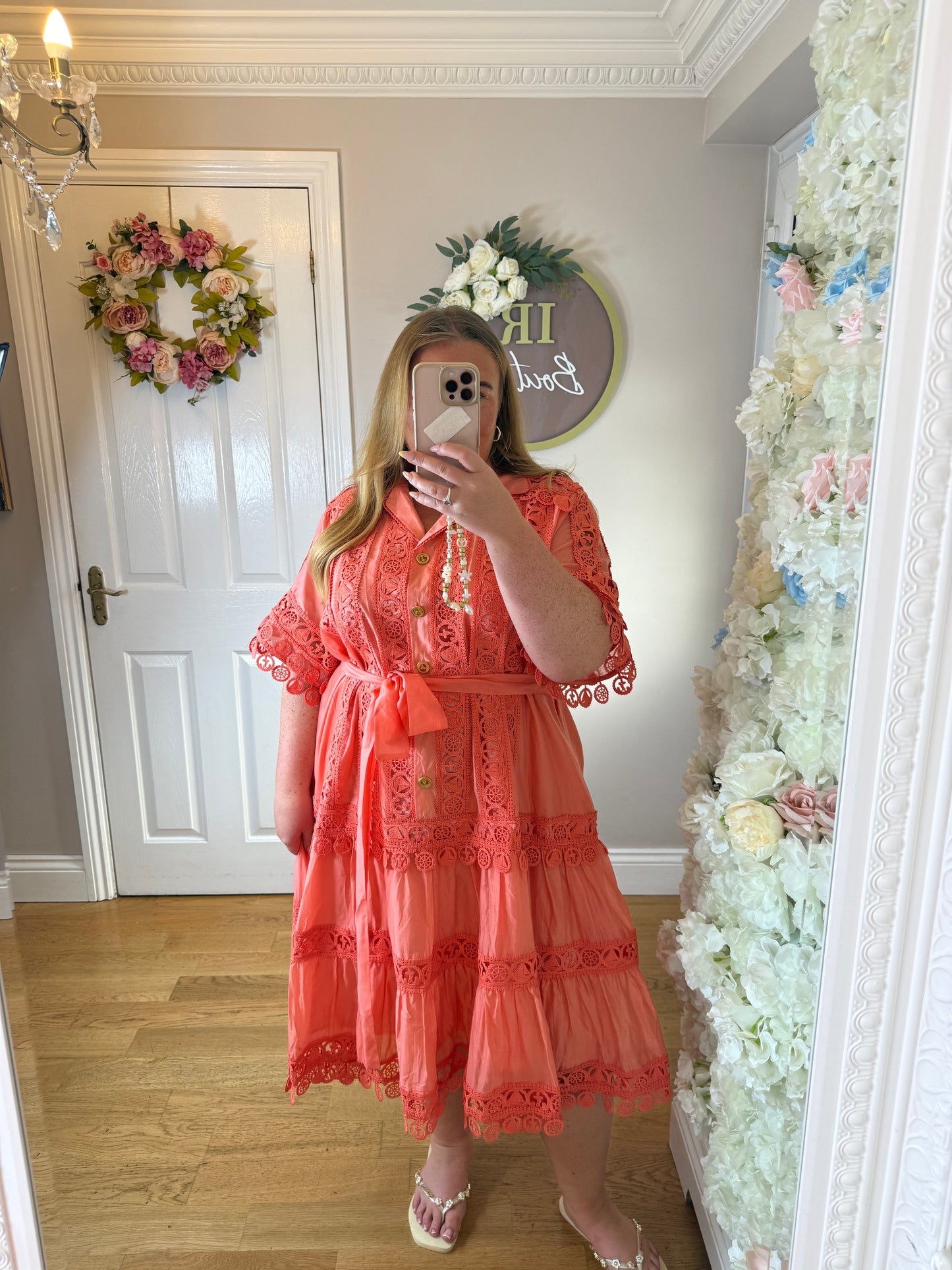 DAPHNE Lace Dress - One size upto 22-24