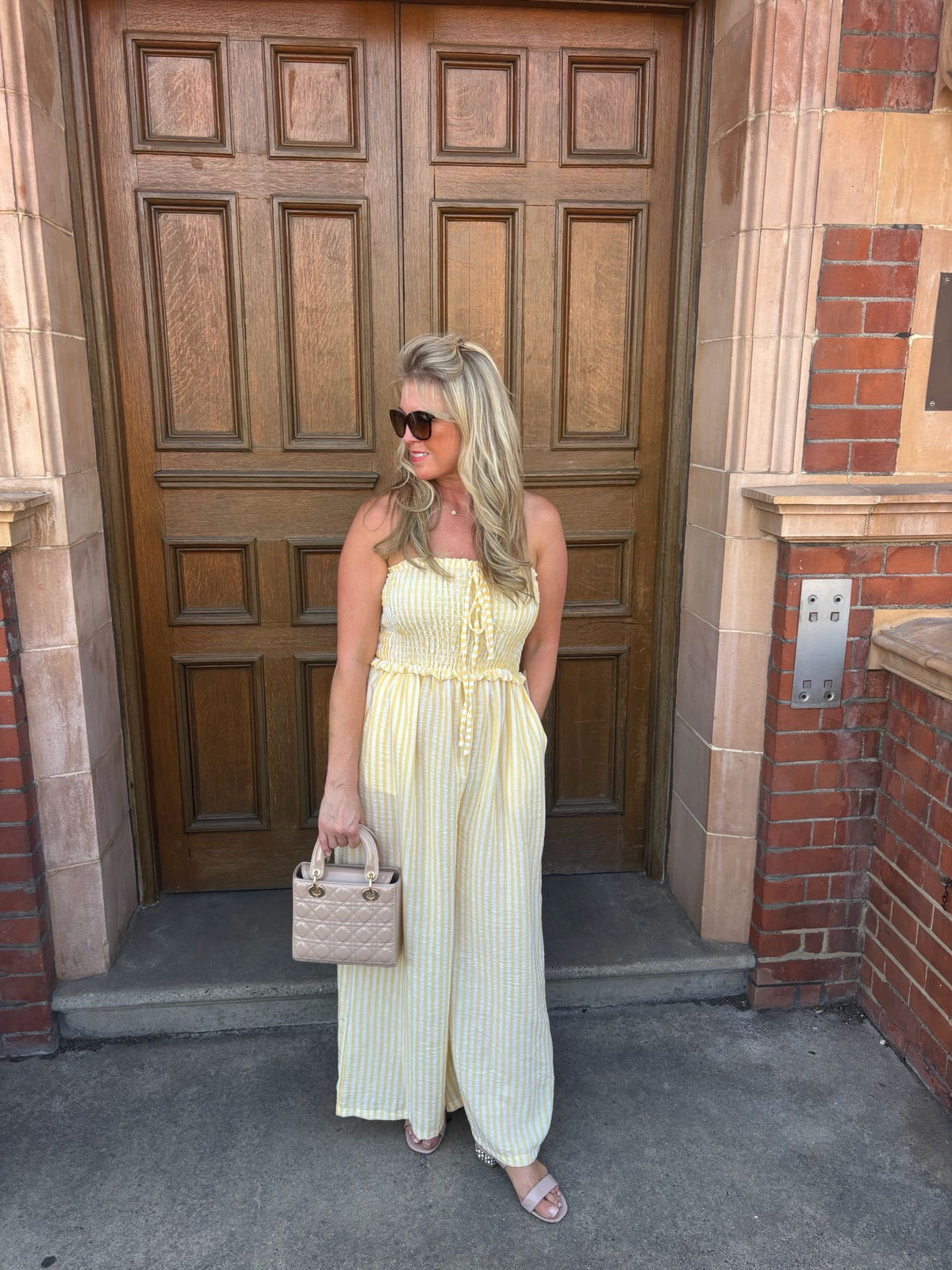 PIPPA Striped Jumpsuit - One size 8-16