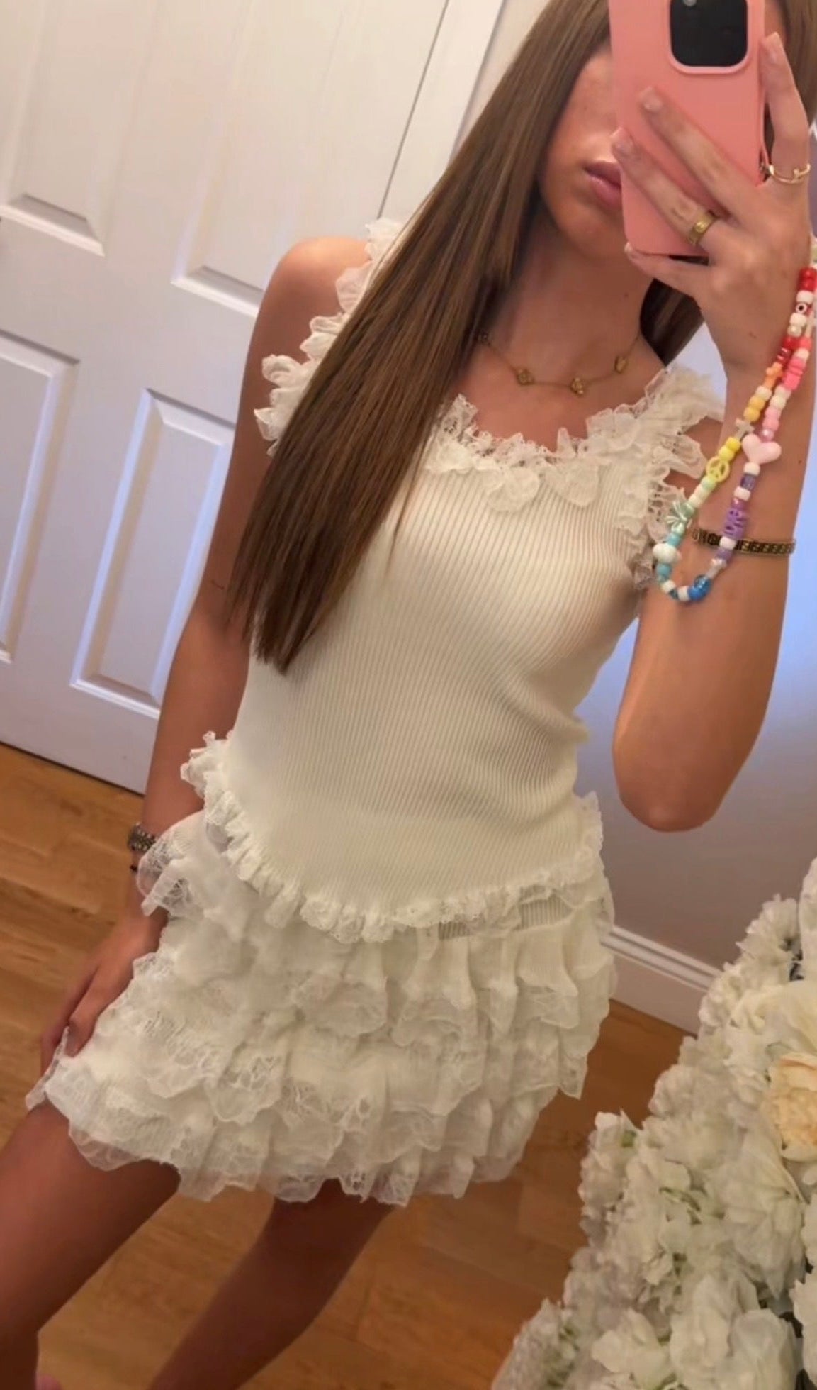 Winnie frill skirt set