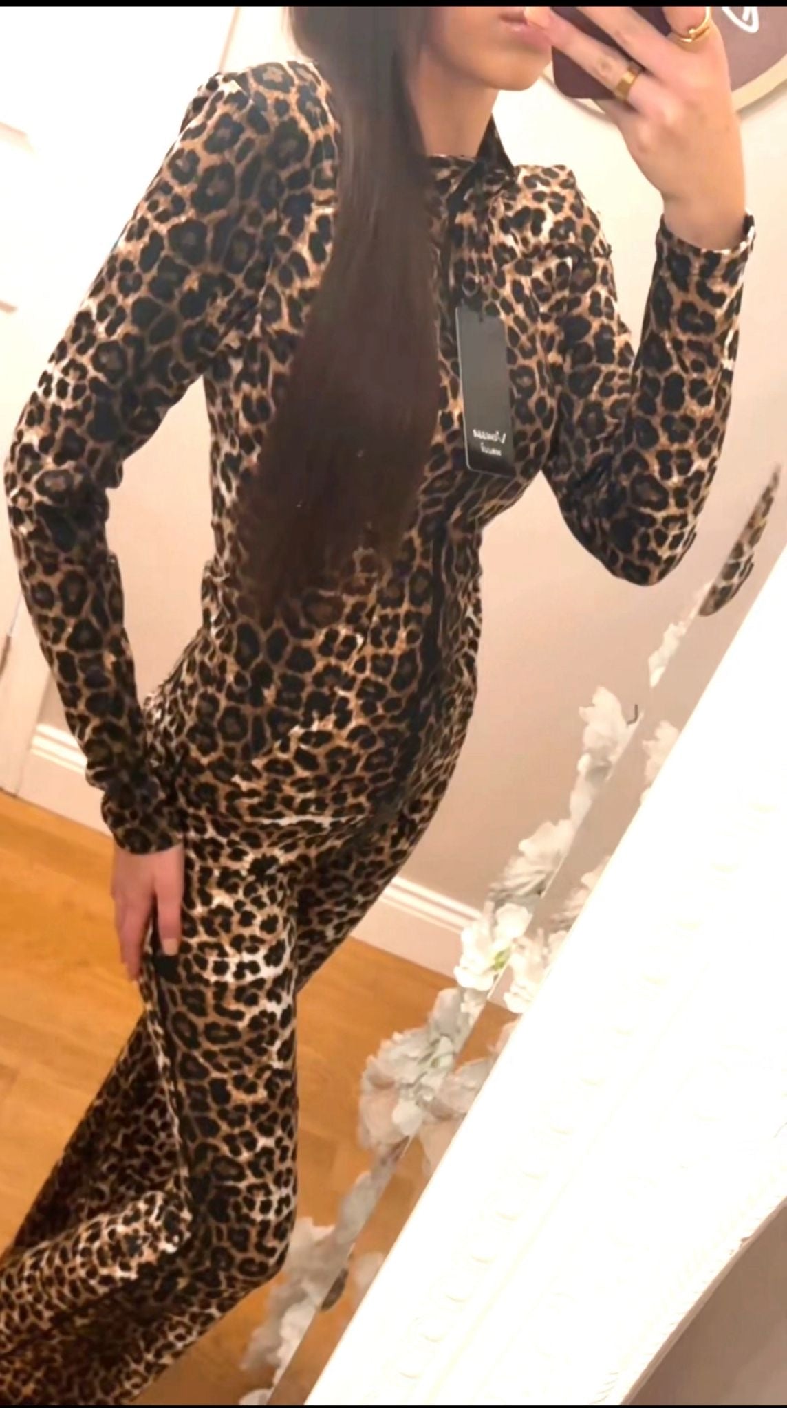 Shyanne - Bum Scrunch Leopard Gym Set