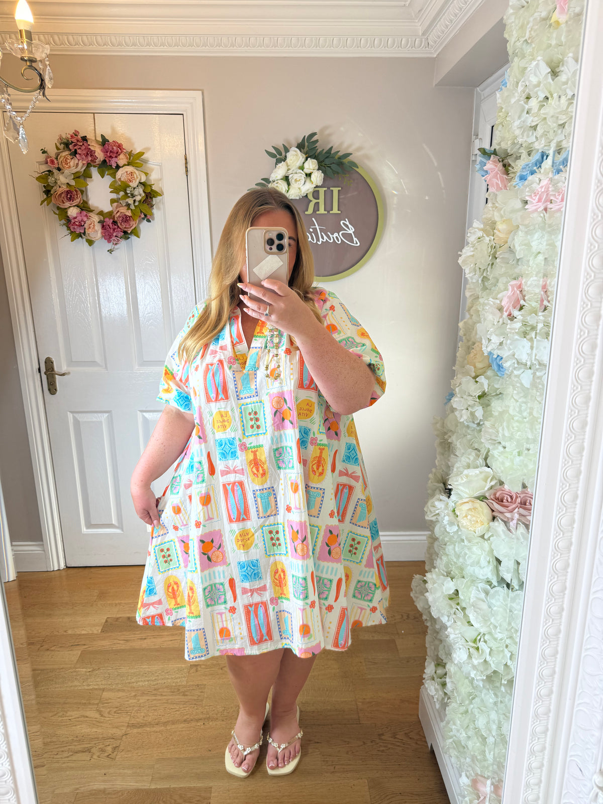 La Dolce Vita Puff Sleeve Dress