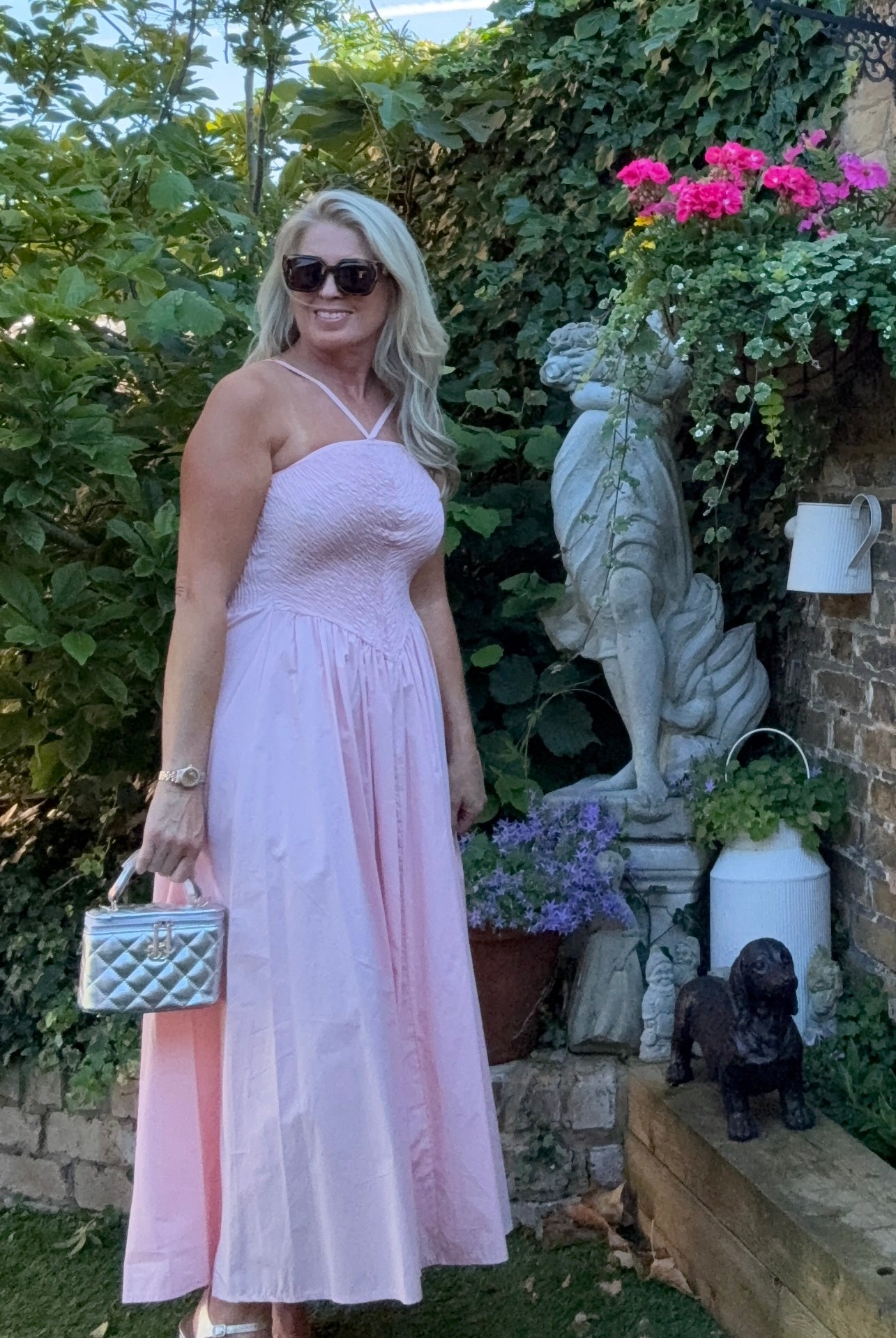 TAYLOR Smocked Maxi Dress