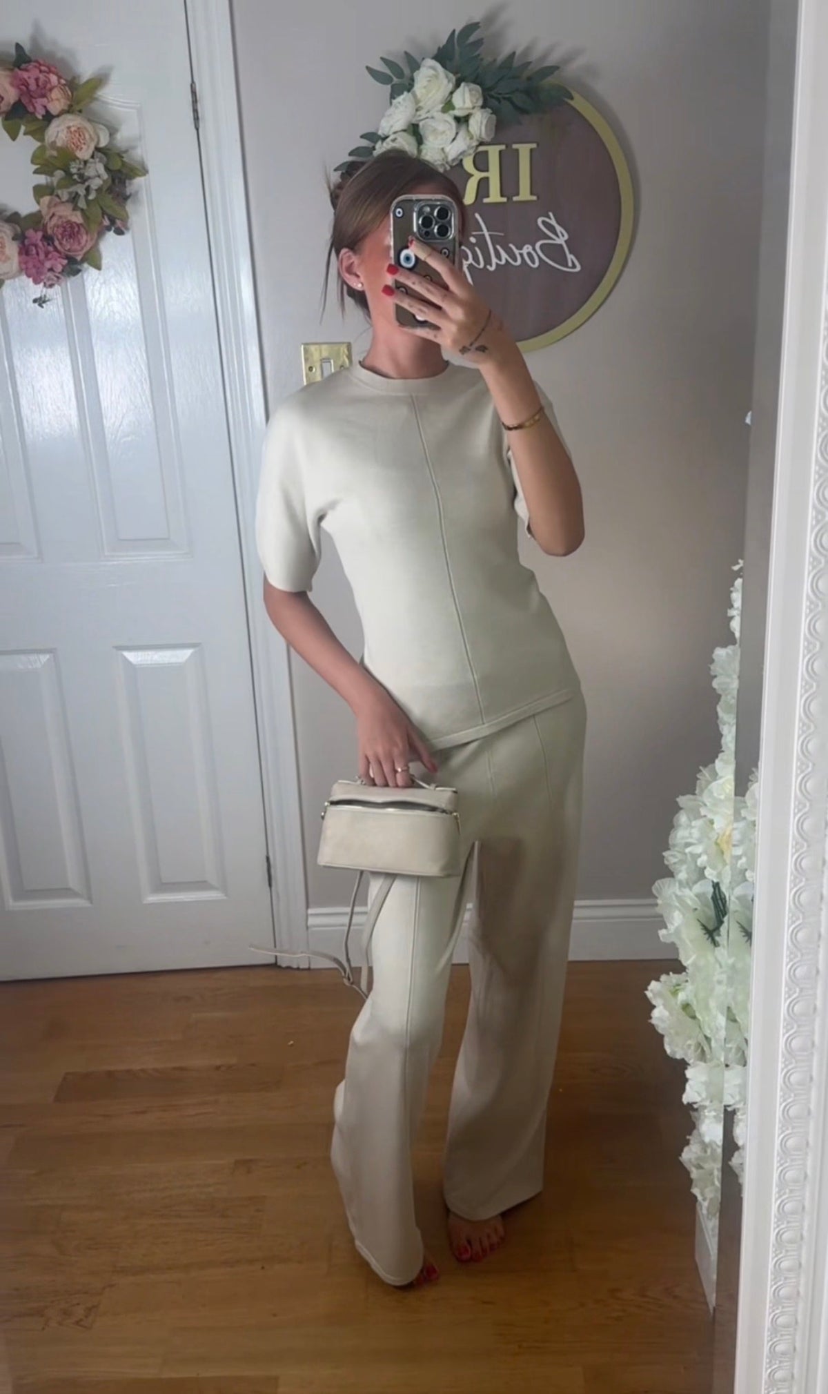 Sandy soft knit co ord