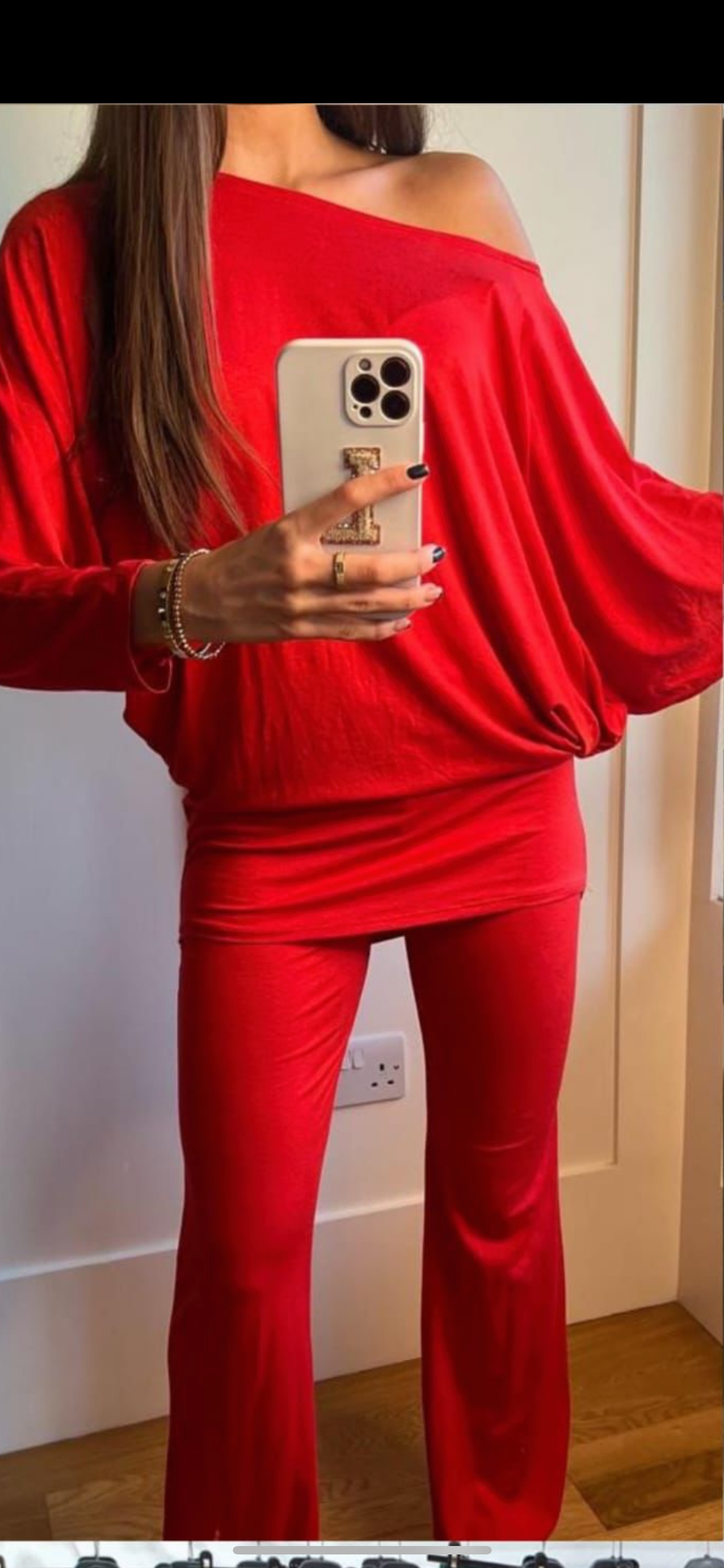 Off the shoulder lounge set co-ord - One size 6-12/14