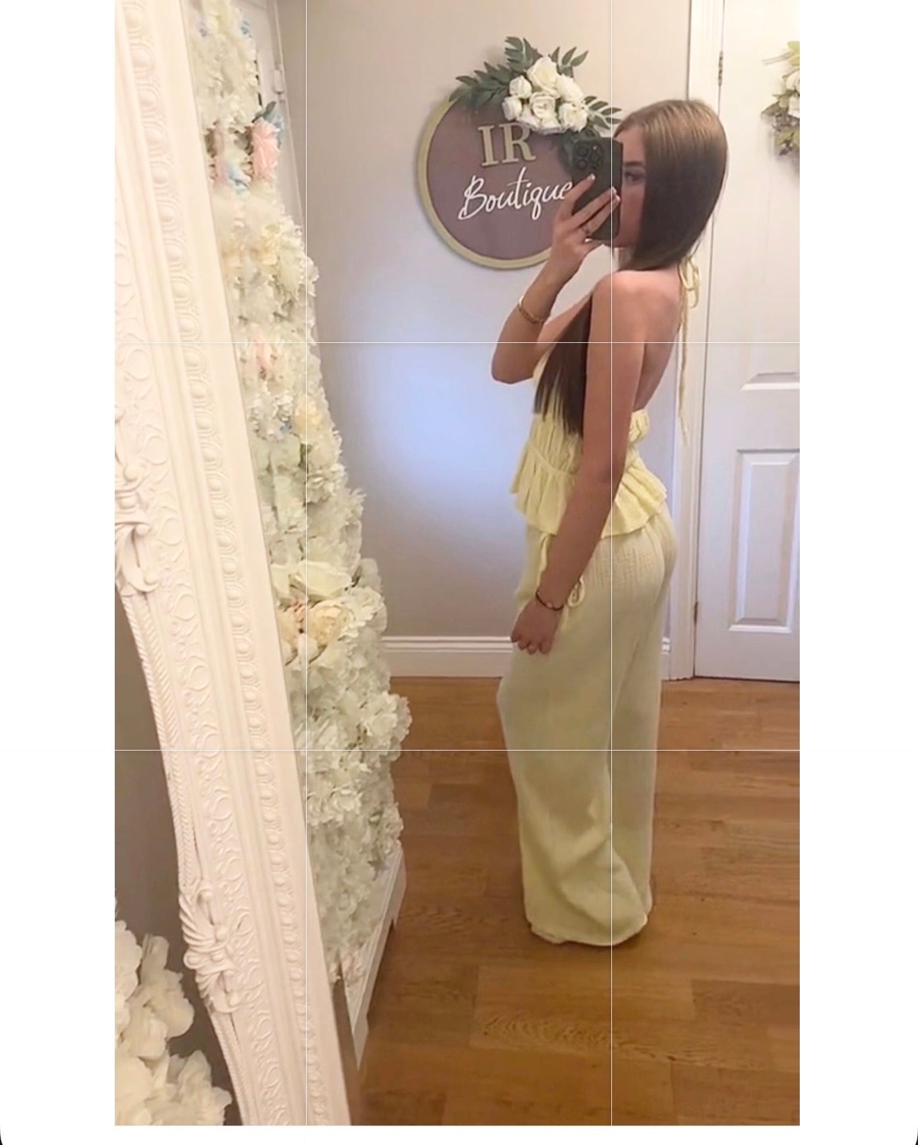 JENNIFER - Halter-neck and ruffle cheese cloth trouser co-ord - 7 Colours