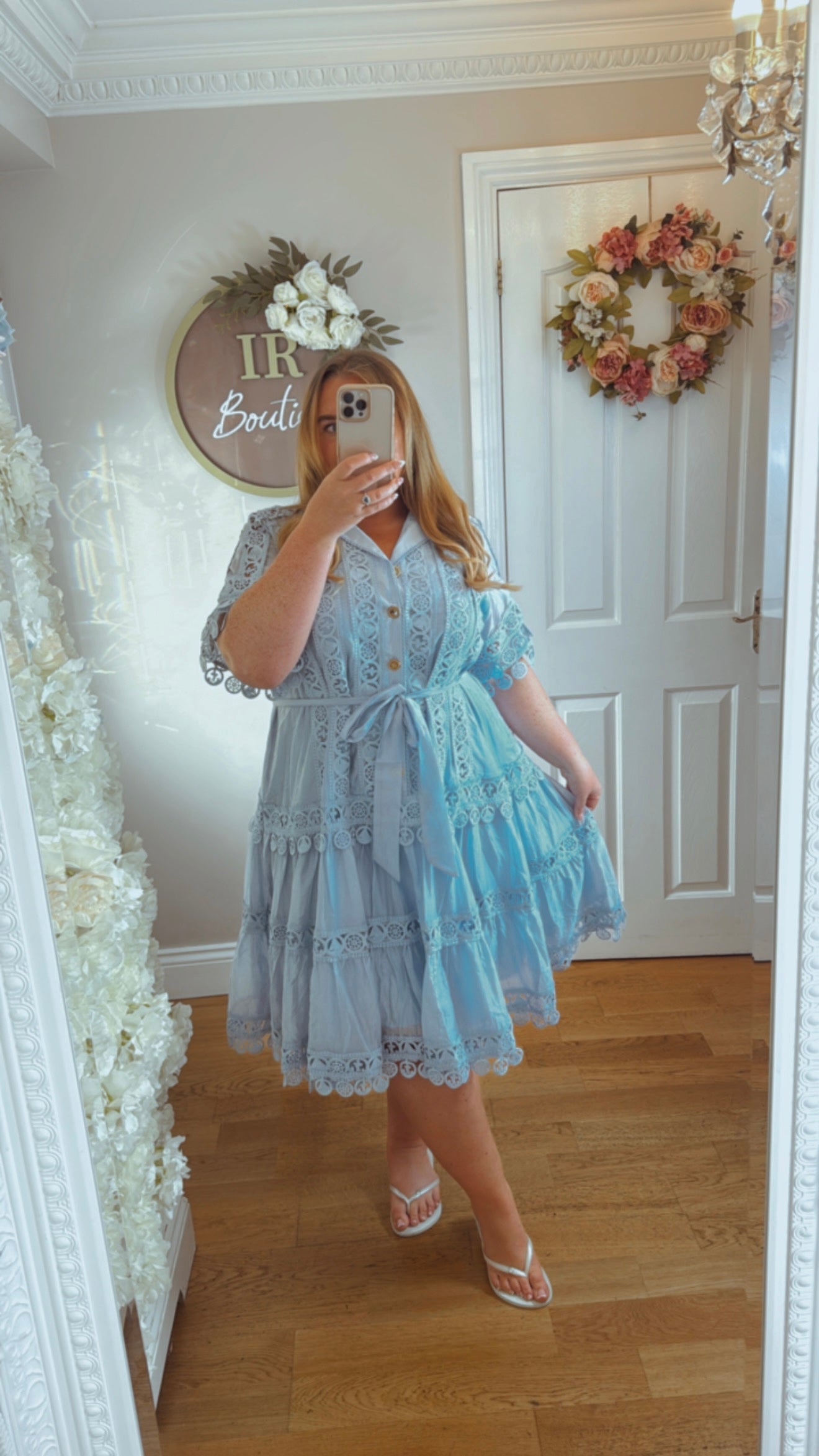 DAPHNE Lace Dress - One size upto 22-24