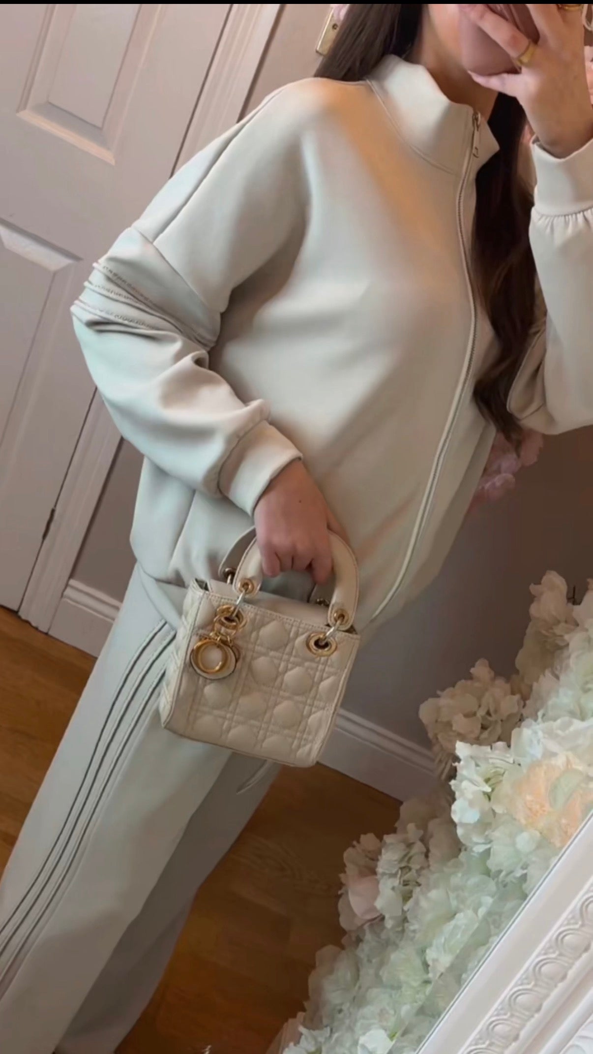 Amber Tracksuit - Full Zip Two-Piece Set with Gold Trim | 4 Colours