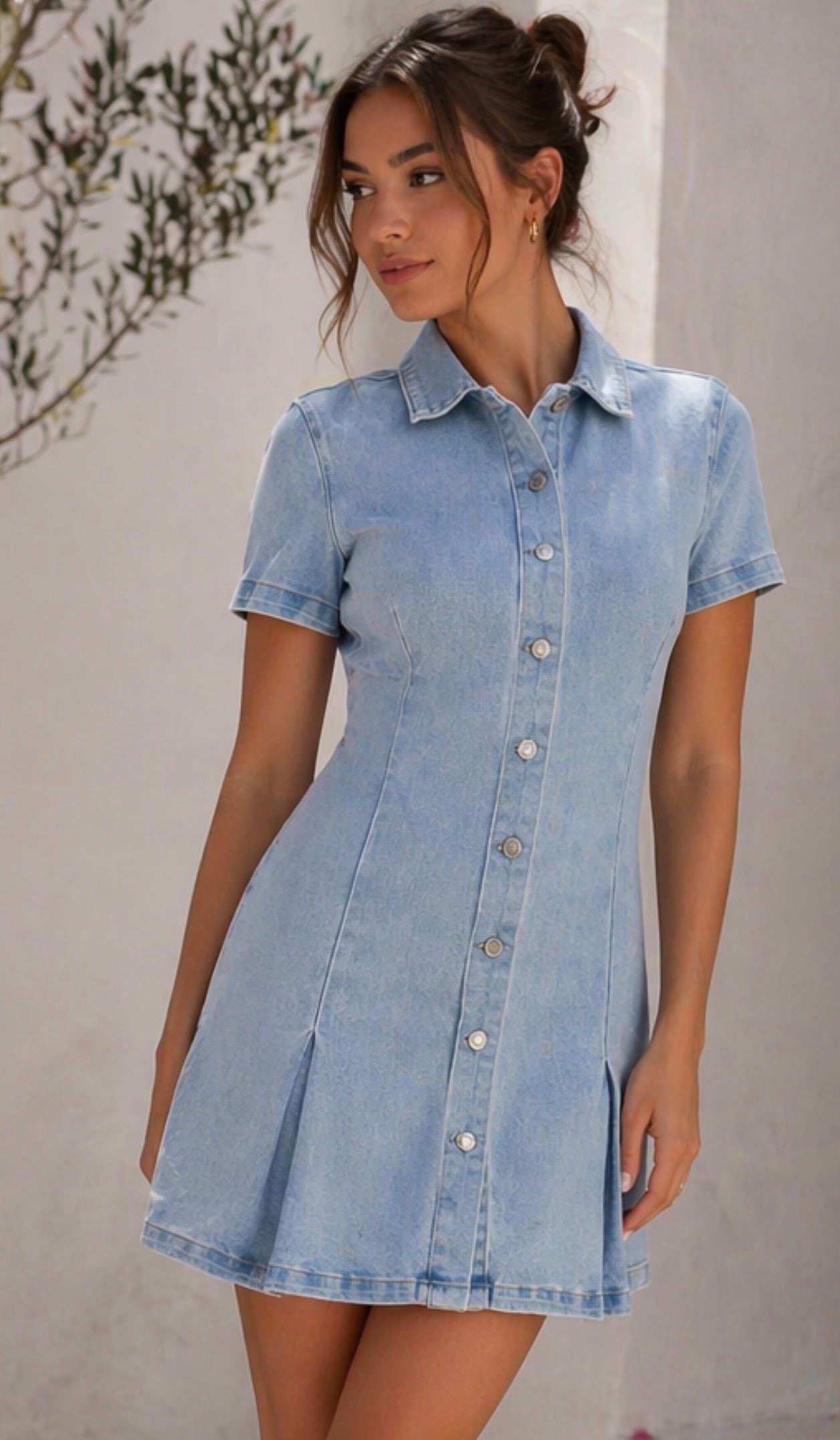 DANI - Soft Stretch Denim Dress