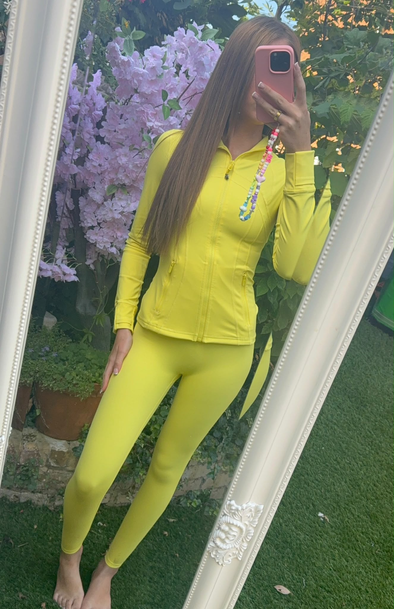 Lemon Leggings Gym Set