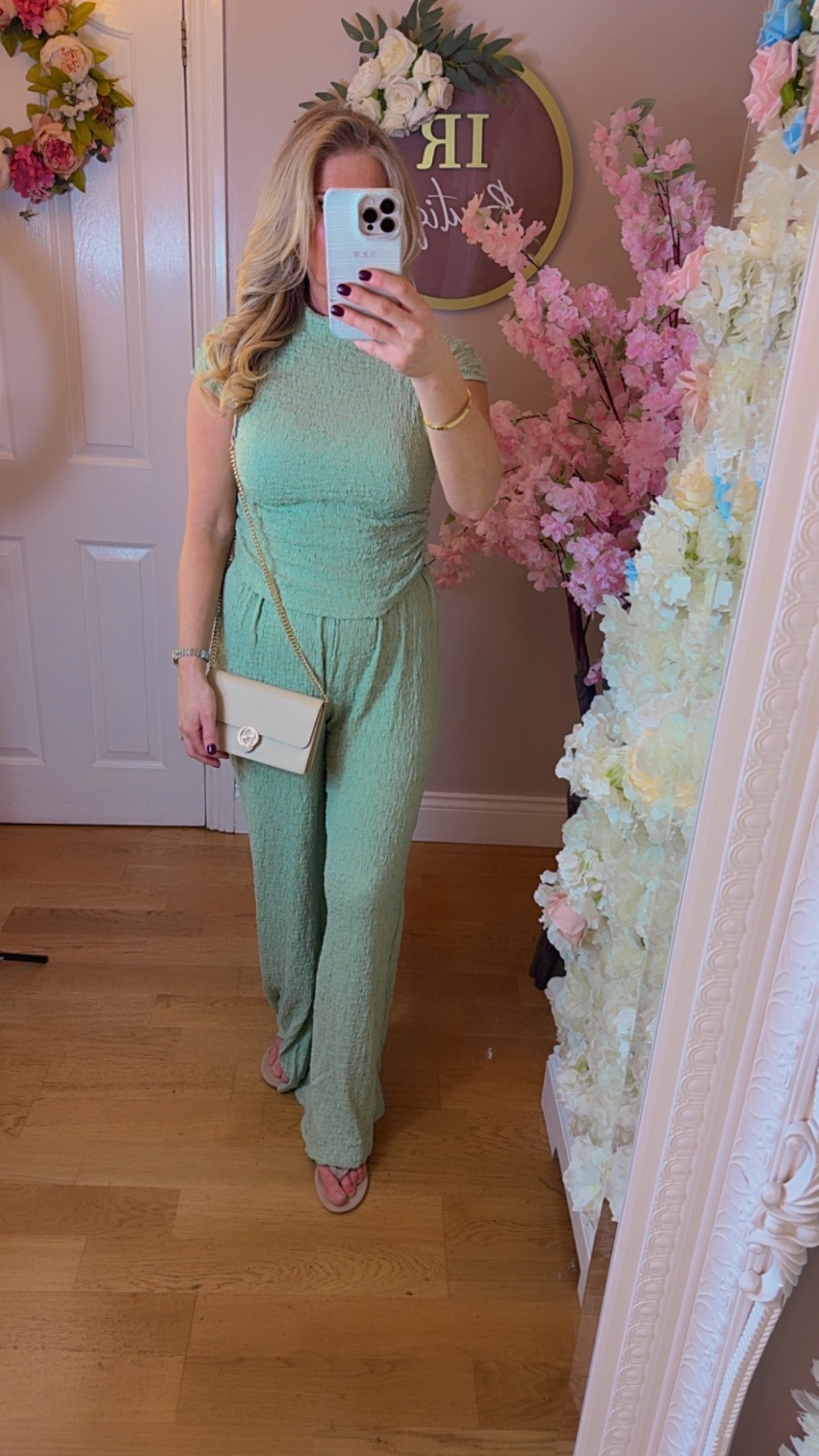 Rachael Cheese Cloth Co-ord - Lightweight Wide Leg Set