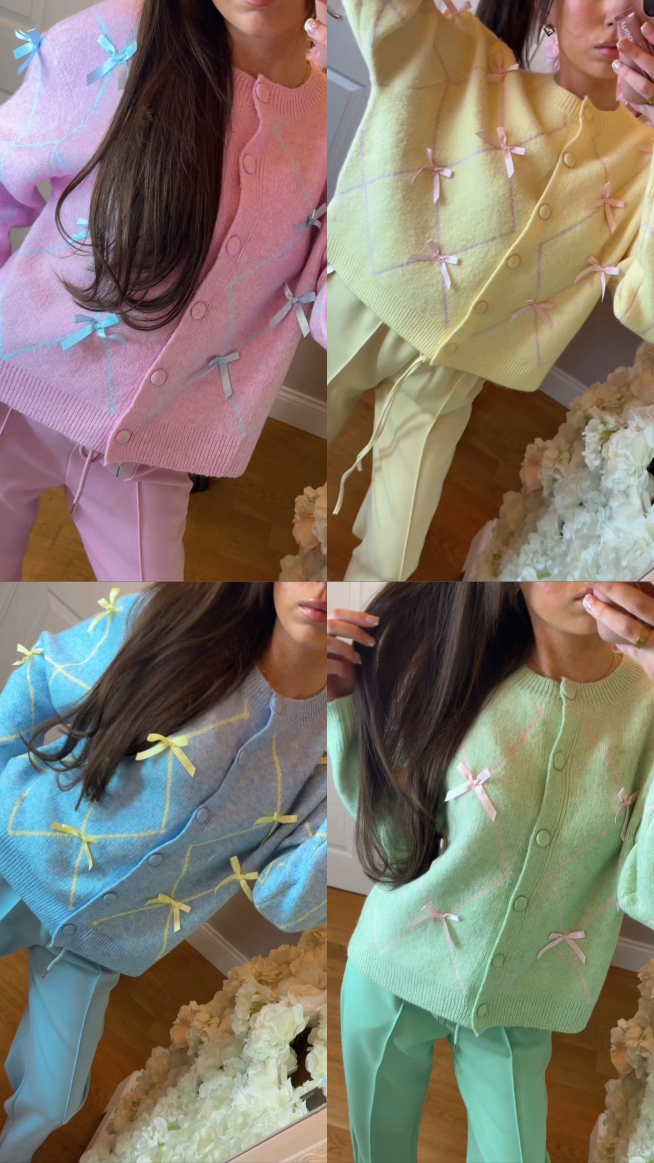 Bow Cardigan - 4 colours